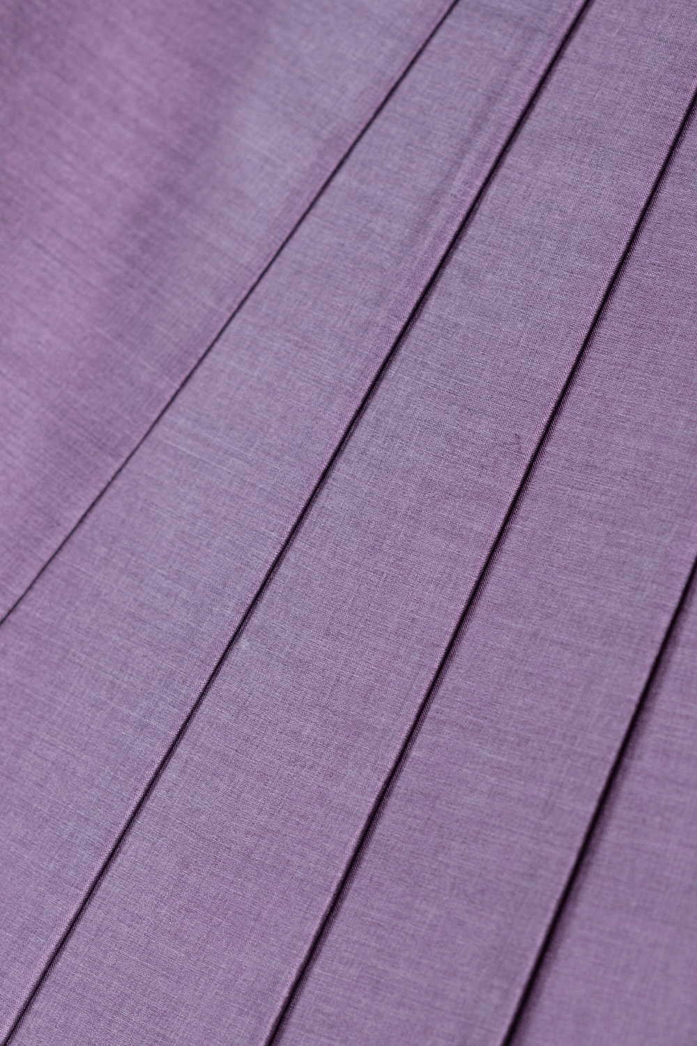 Velvet Purple Handwoven Tussar Silk Fabric - Image 3