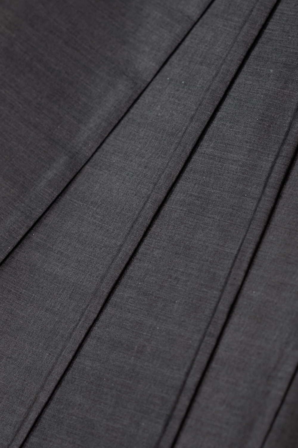 Pebble Grey Handwoven Tussar Silk Fabric - Image 2