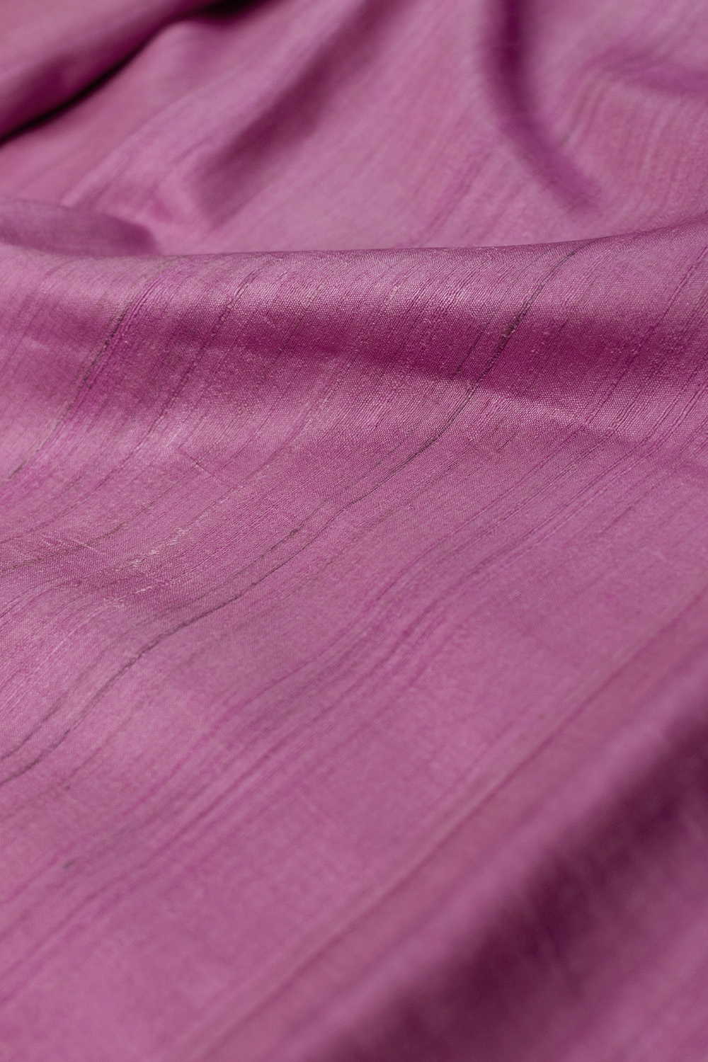 Thulian Pink Handspun Gicha Tussar Silk Fabric - Image 3