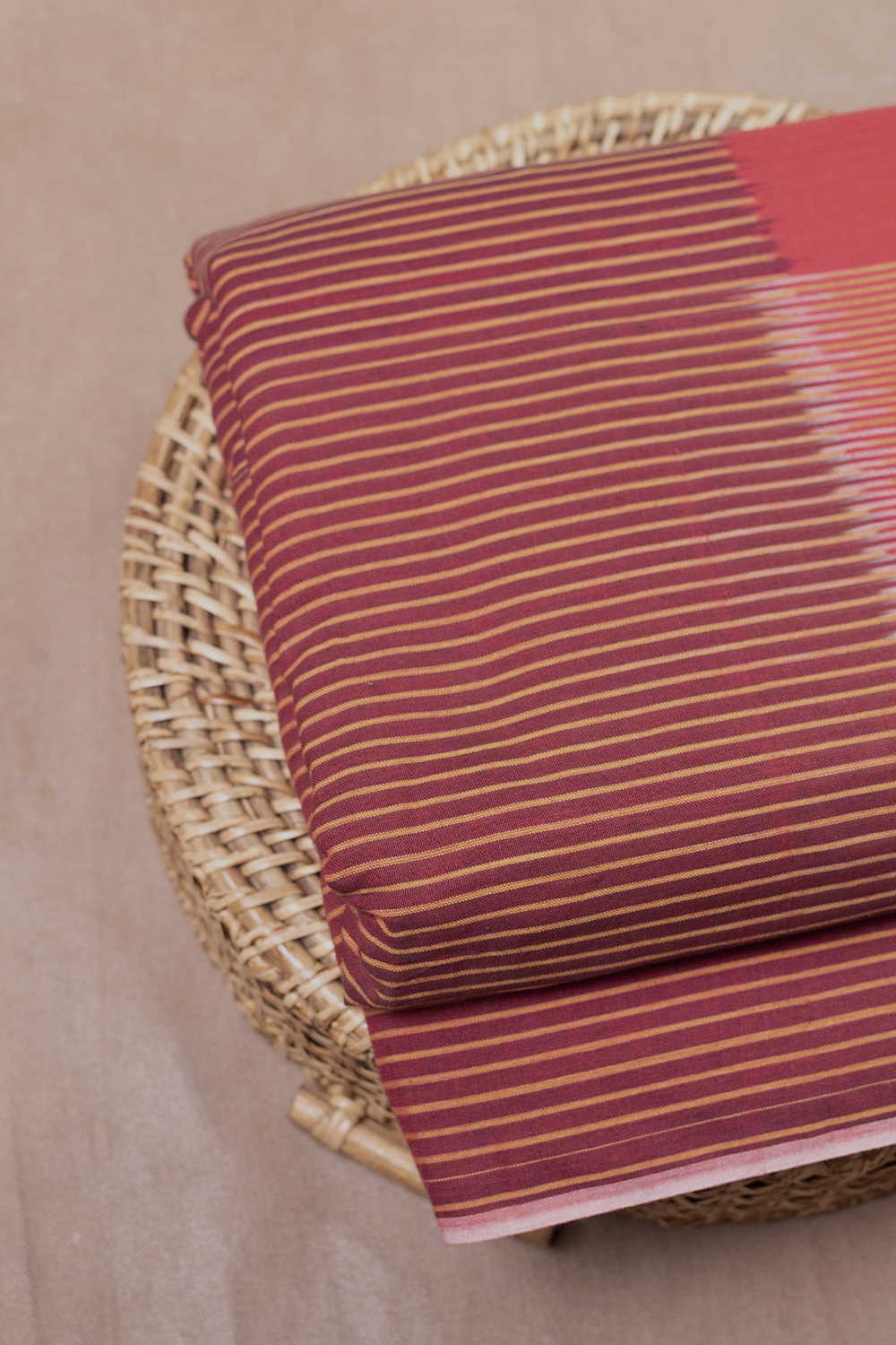 Multi - Colored Pattern Ikat Cotton Fabric - Image 3