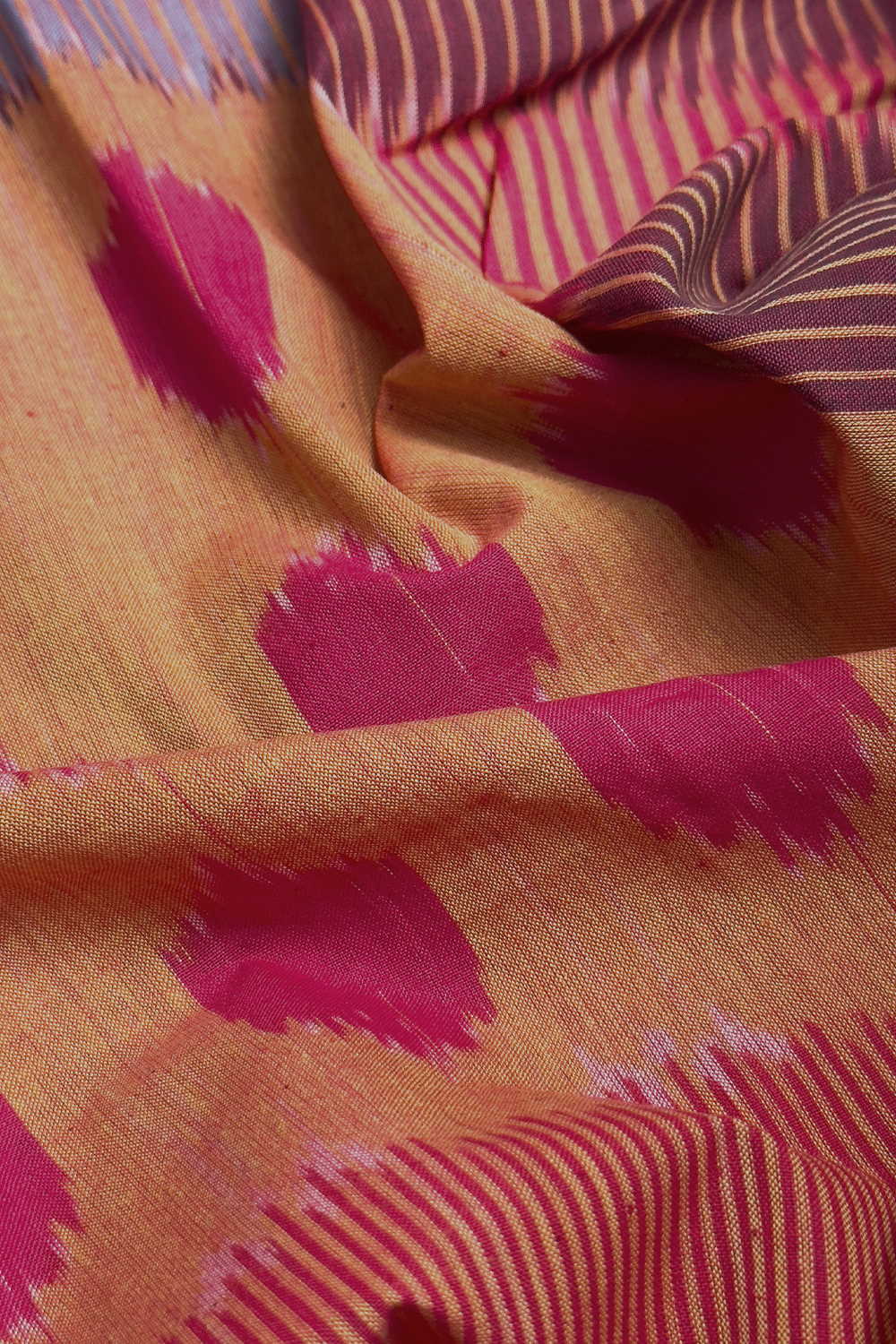Multi - Colored Pattern Ikat Cotton Fabric - Image 4