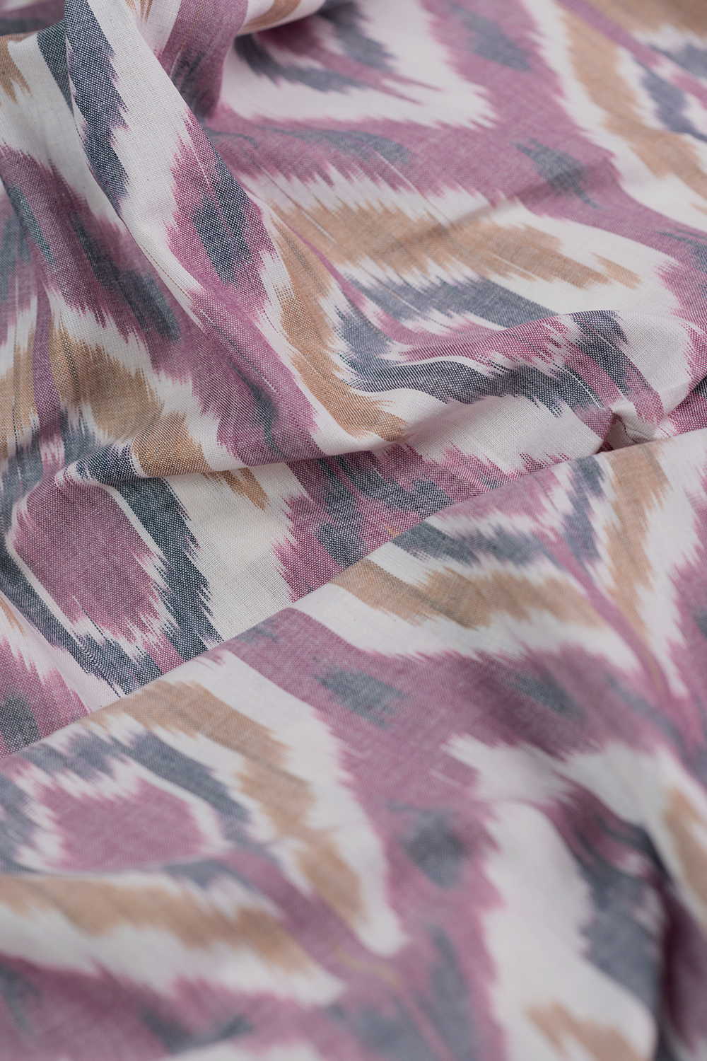 Dreamweaver Diamond Pattern Ikat Cotton Fabric - Image 3
