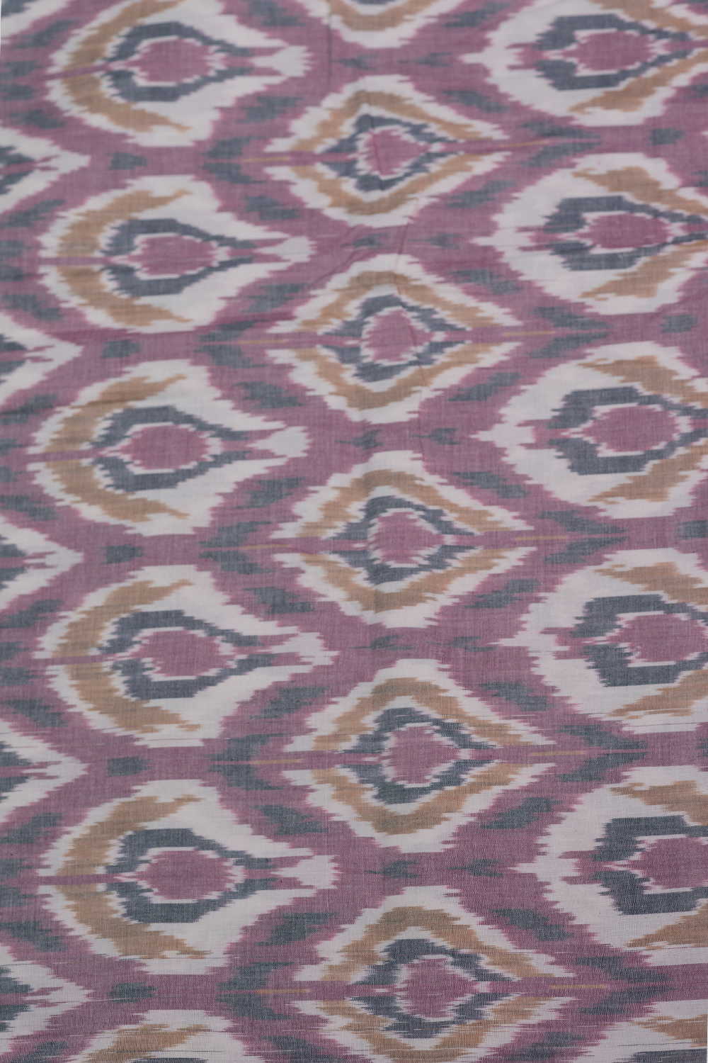Dreamweaver Diamond Pattern Ikat Cotton Fabric - Image 4