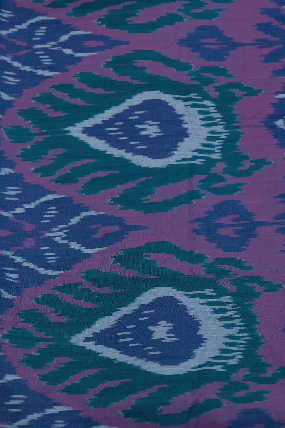 Colored Patterns Ikat Cotton Fabric - Image 4