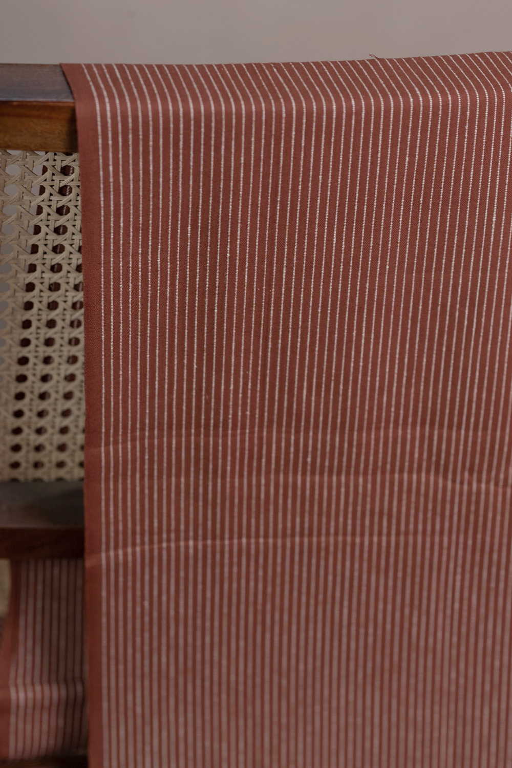Rib Stripe Yarn Dyed Ribbed Cotton Fabric - Image 2