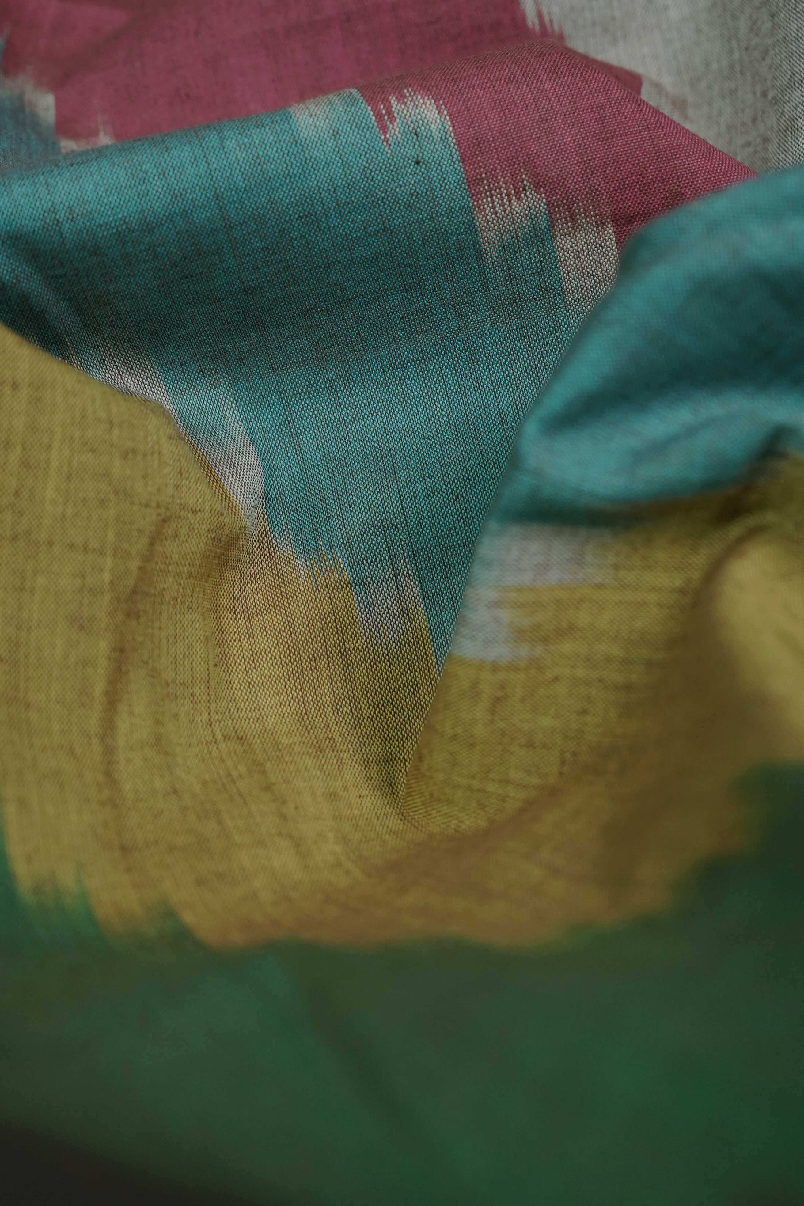 Carnival Chevron Ikat Cotton Fabric - Image 3