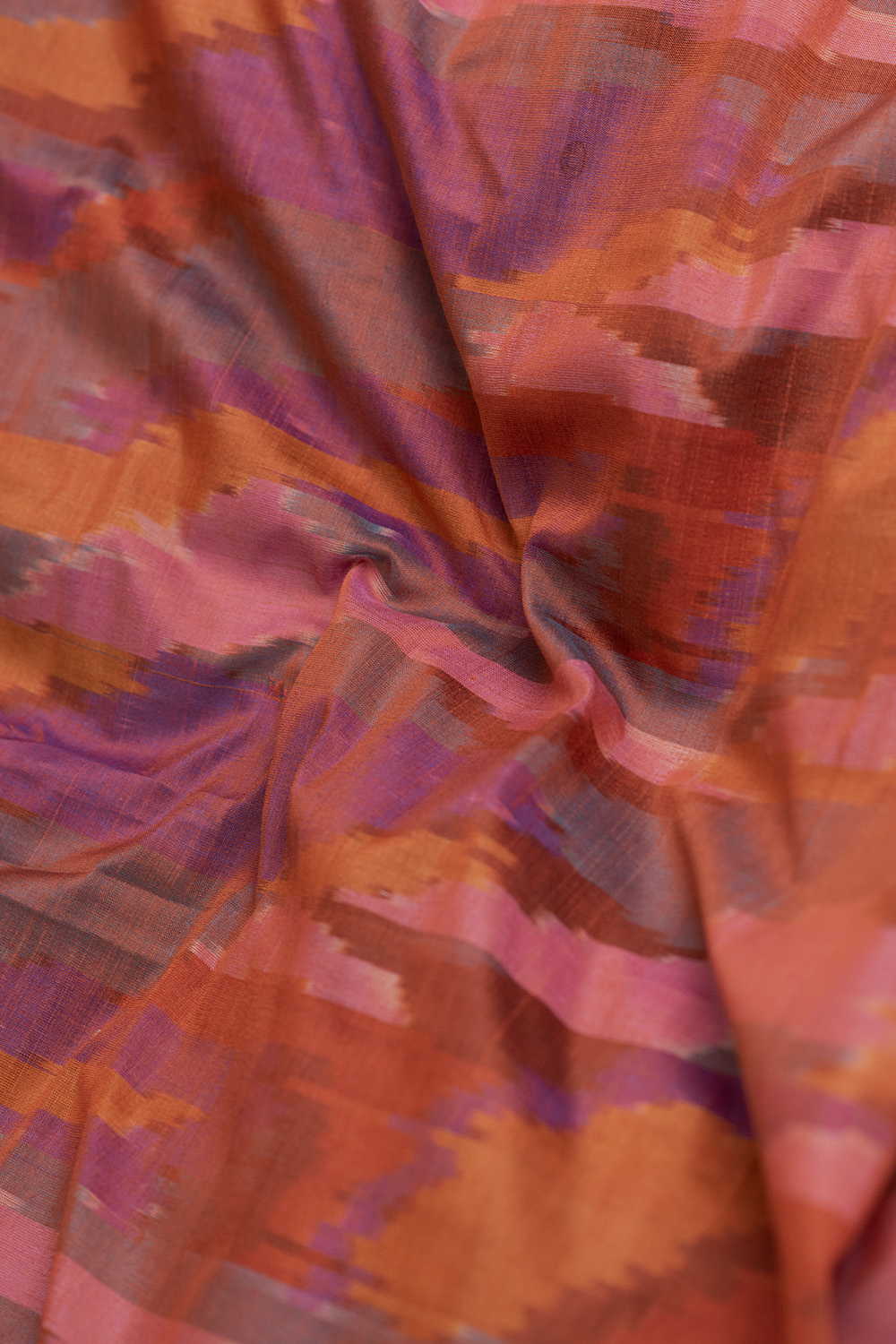 Multi Hue - Ikat Silk Cotton Fabric - Image 3