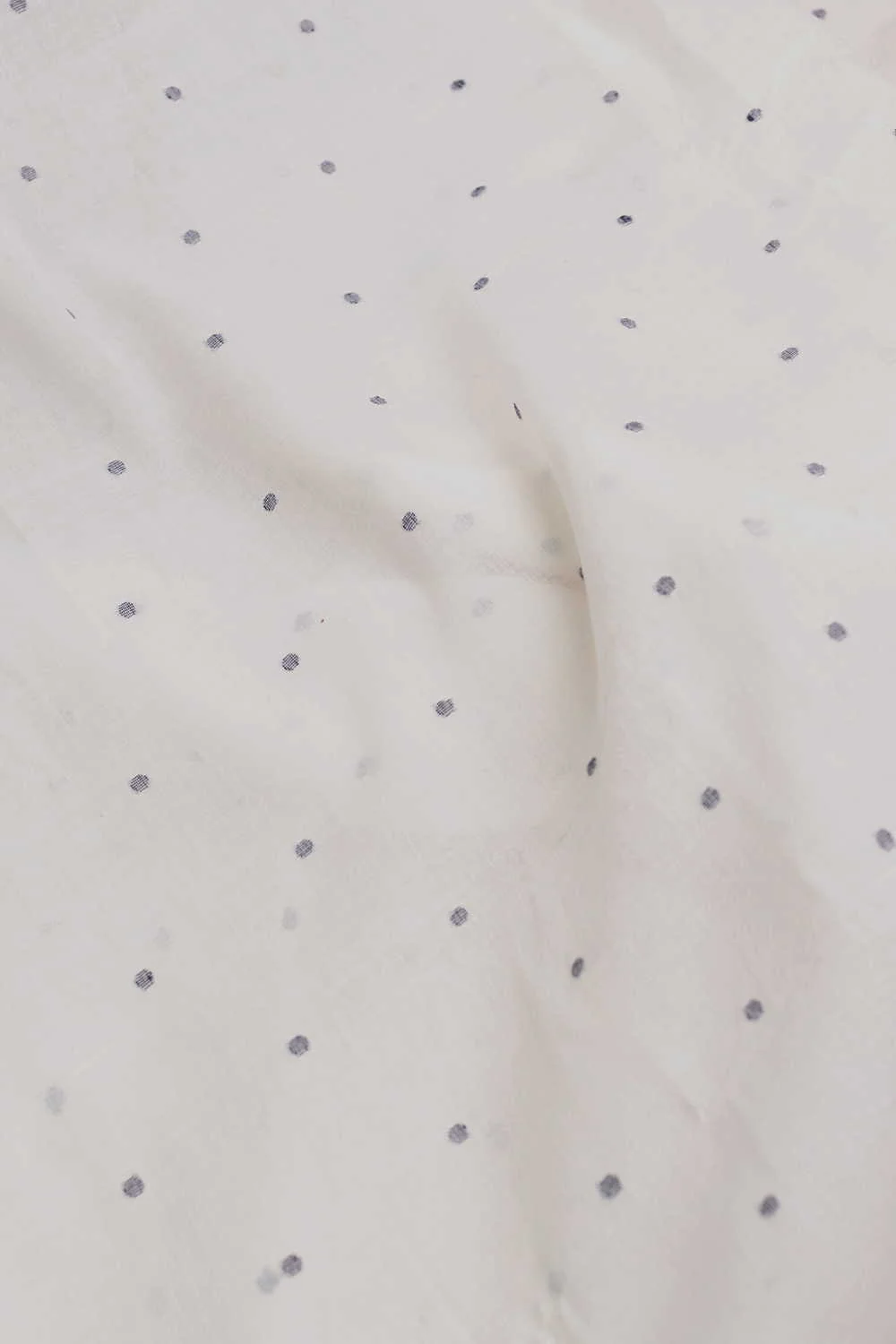 Mini Butta - Daisy Cream Jamdani Cotton Fabric - Image 3