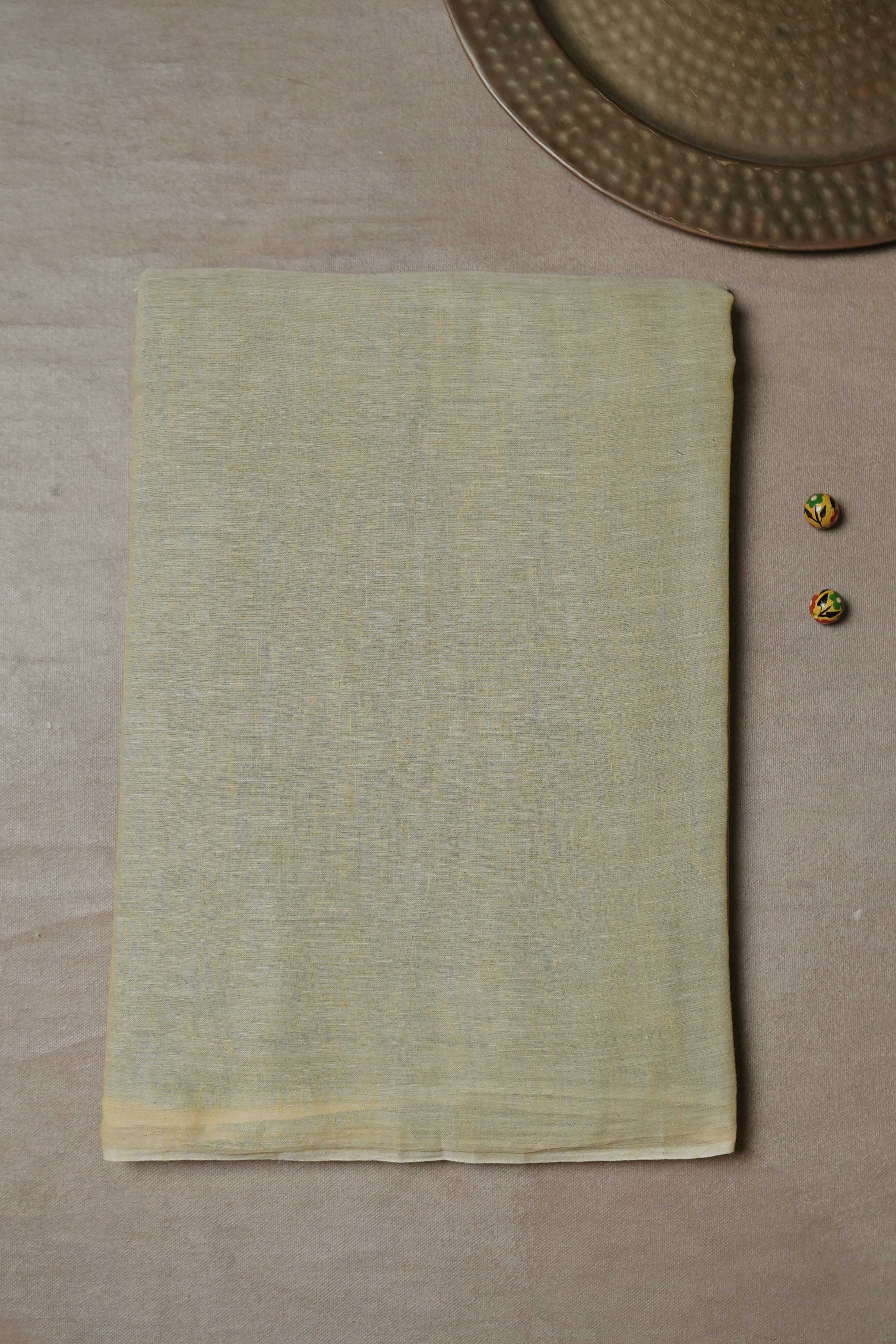 Multi-Colored Half & Half Mul Cotton saree