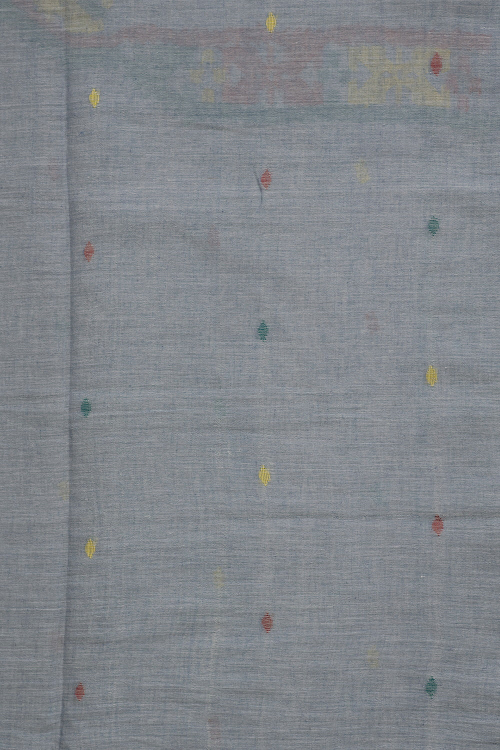 Faded Light Blue Jamdani Kurta Fabric - Image 3