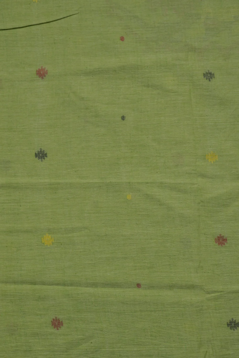 Light Green Jamdani Kurta Fabric - Image 4