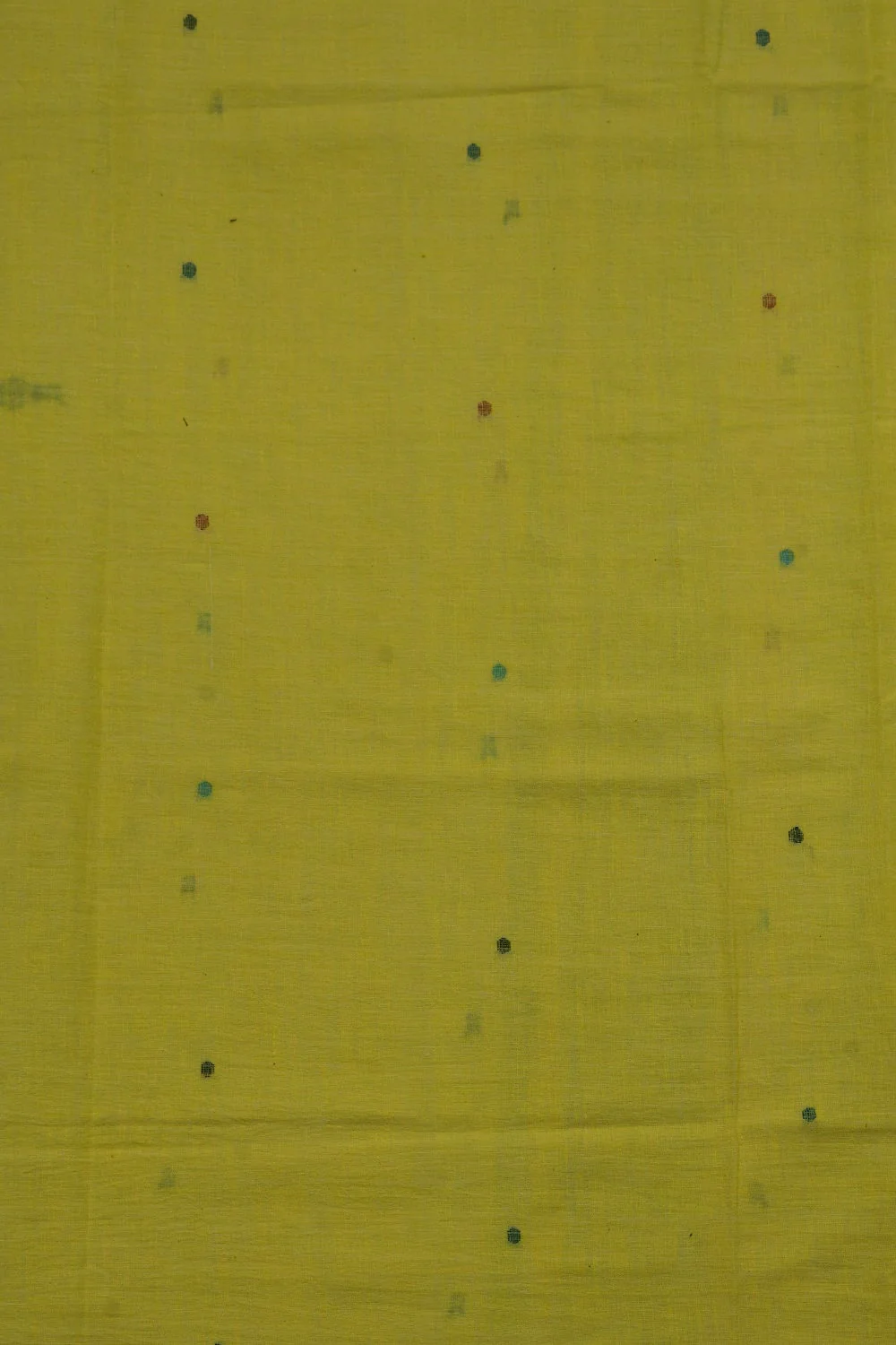 Mild Yellow Jamdani Kurta Fabric - Image 4