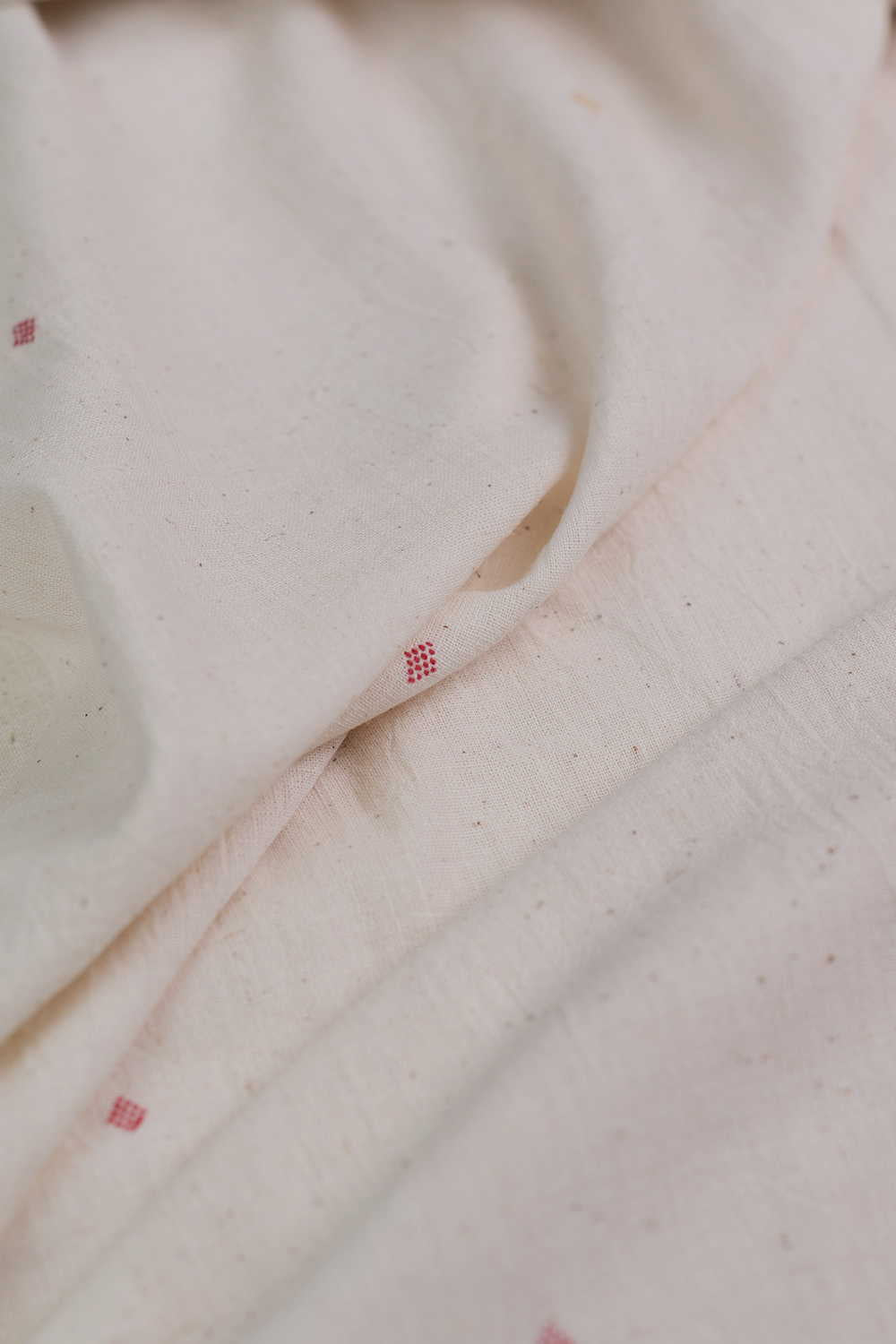Snow Cream - Tiny Butta Kala Cotton Fabric - Image 3