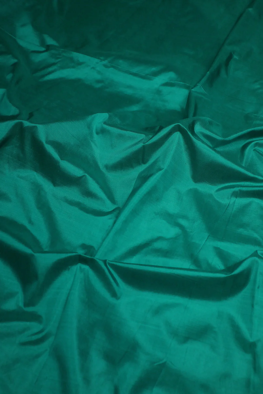 Shaded Green Kanchi Silk Fabric - Image 3