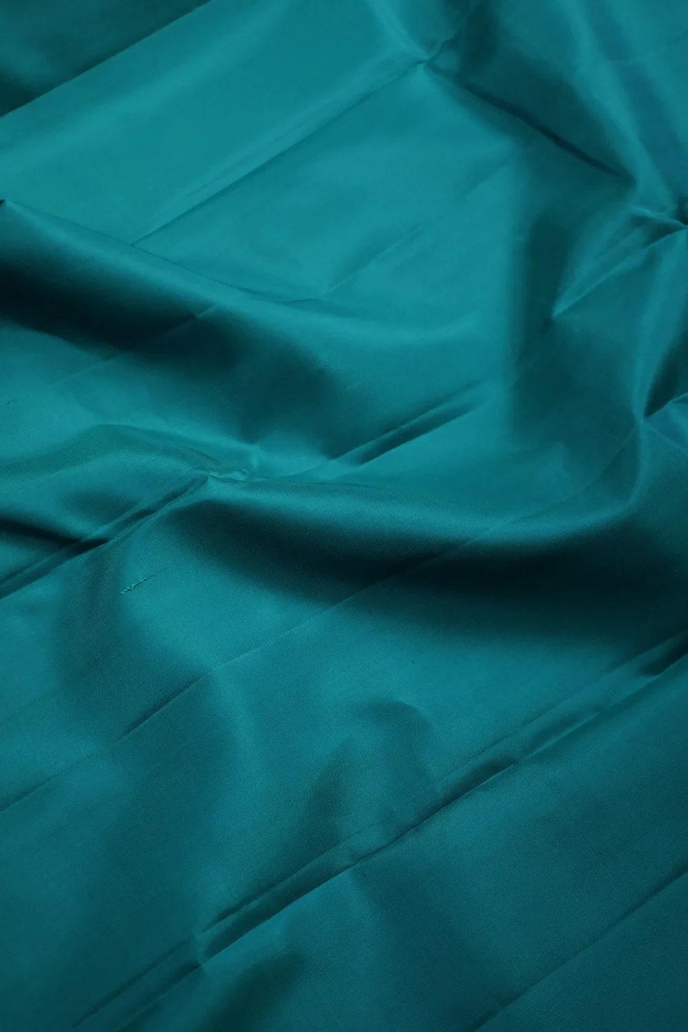 Peacock Blue Kanchi Silk Saree - Image 3