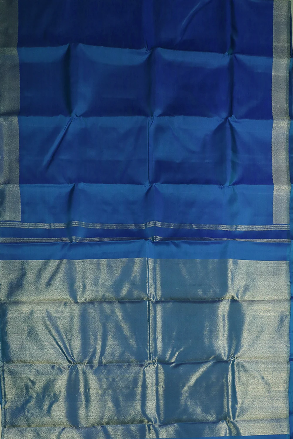 Royal Blue Kanchipuram Silk Saree - Image 2
