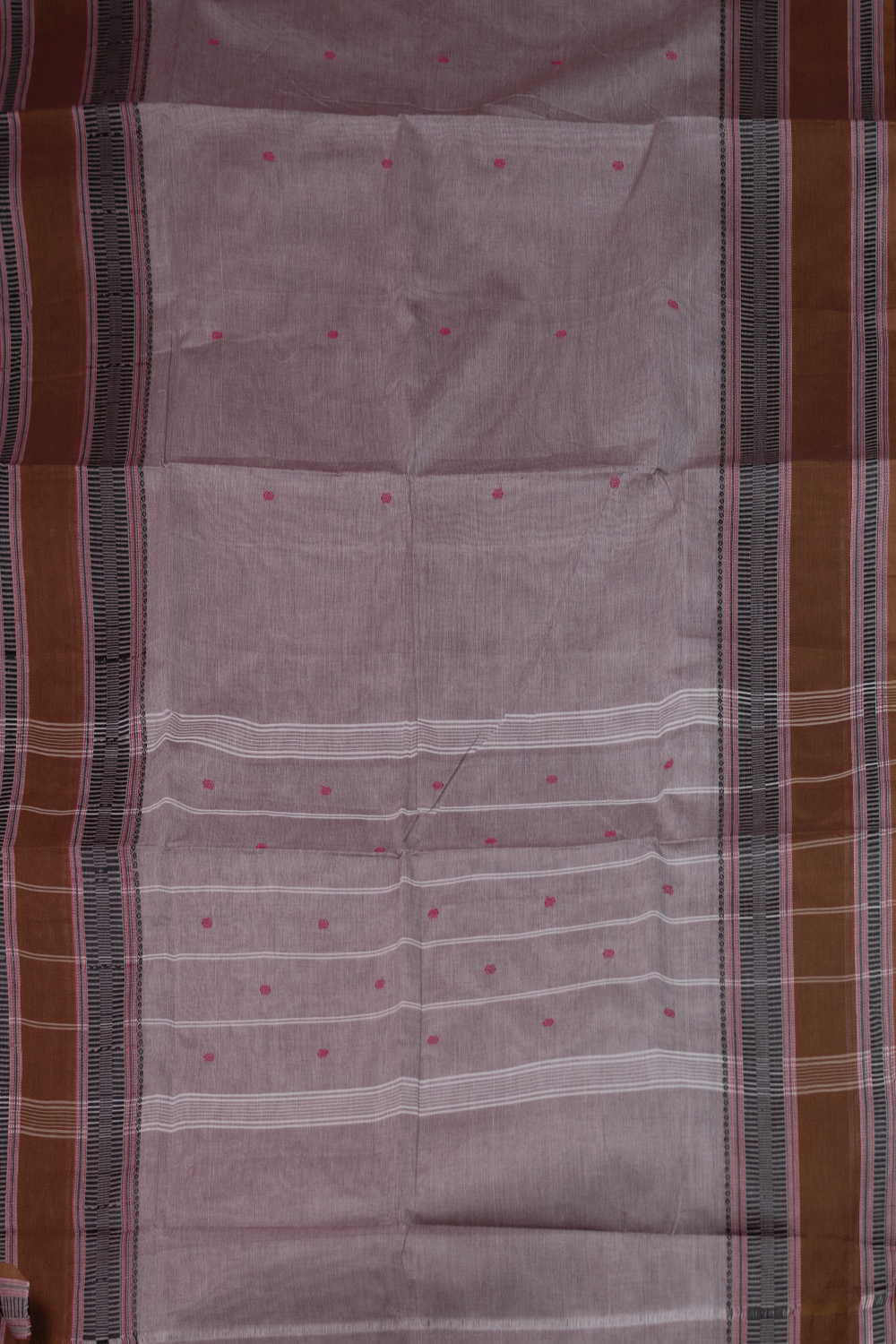 Little Thread Butta Kanchipuram Cotton saree - Image 2