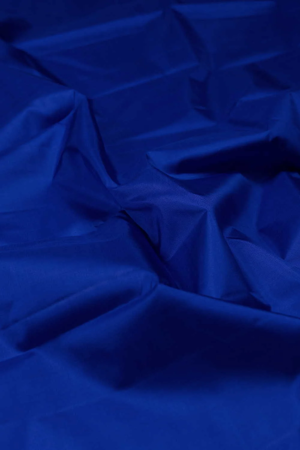 Dark Royal Blue Kanchipuram Silk Fabric - Image 3
