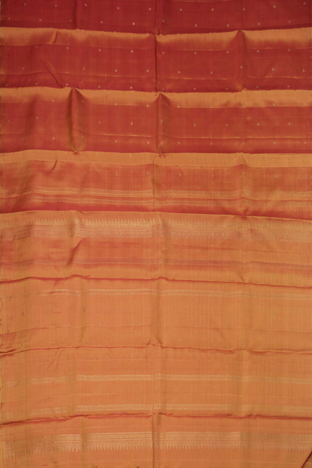 Traditional Yellow Kanchipuram Silk saree - Image 2