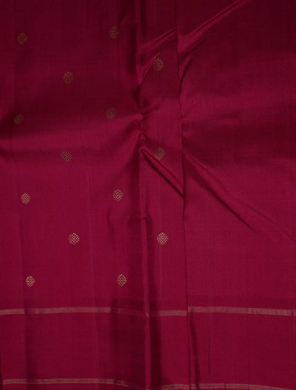 Pure Zari Butta - Pink Kanchipuram Silk saree - Image 4