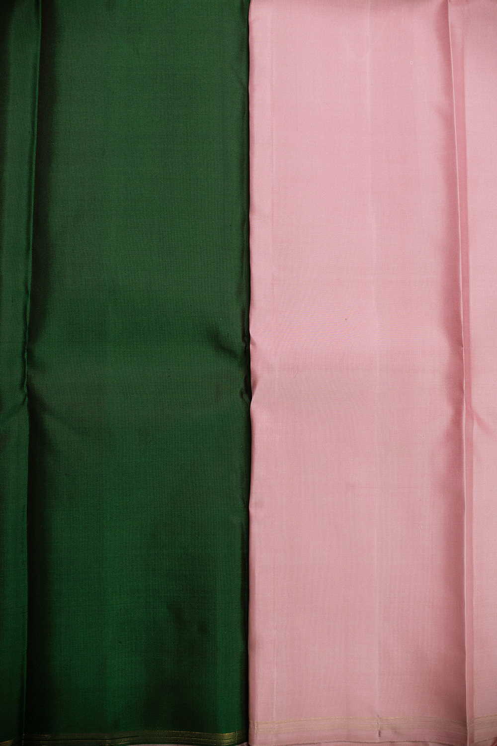 Green with Pink Pallu Kanchipuram Silk saree - Image 4