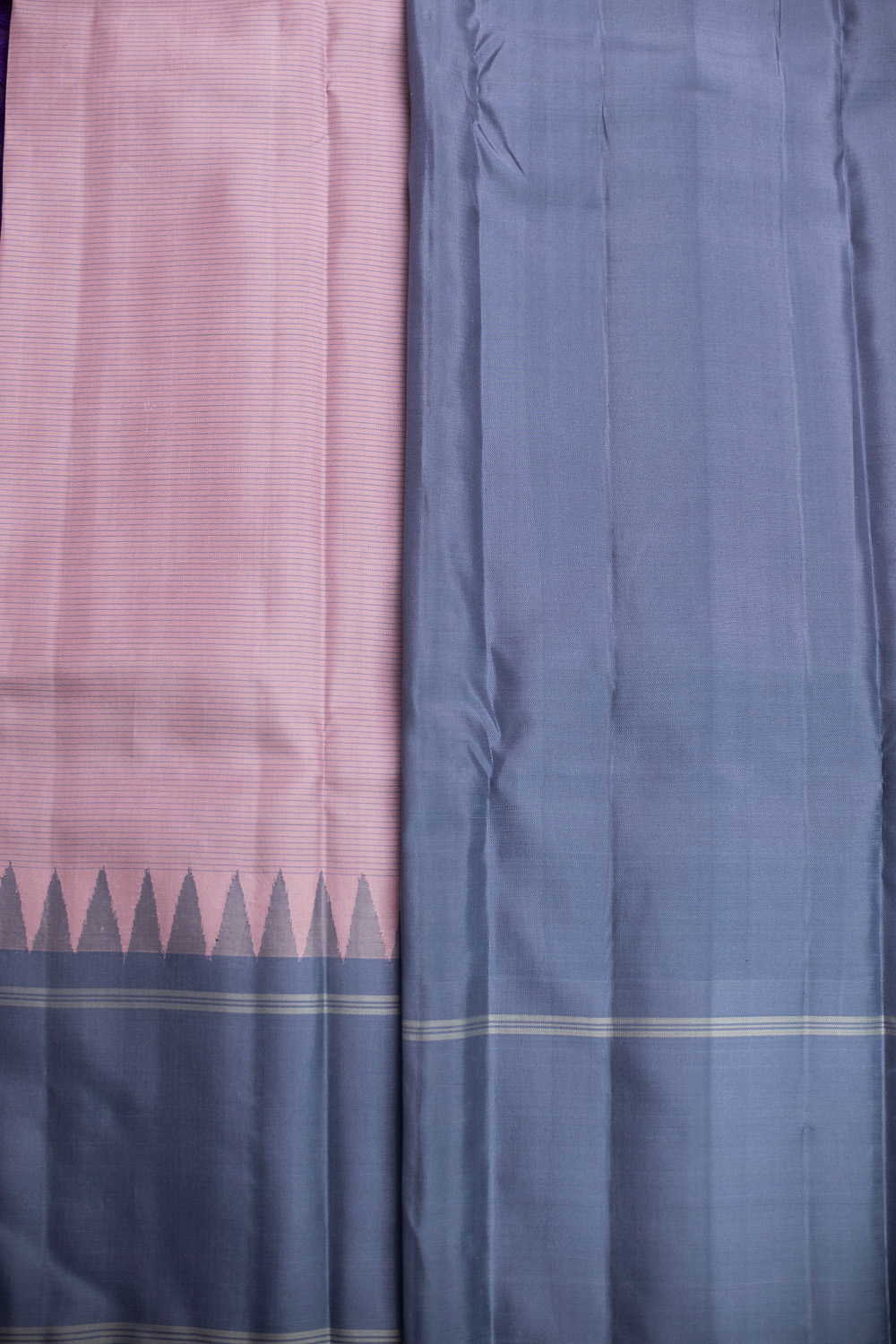 Baby Pink Kanchipuram Silk saree - Image 4