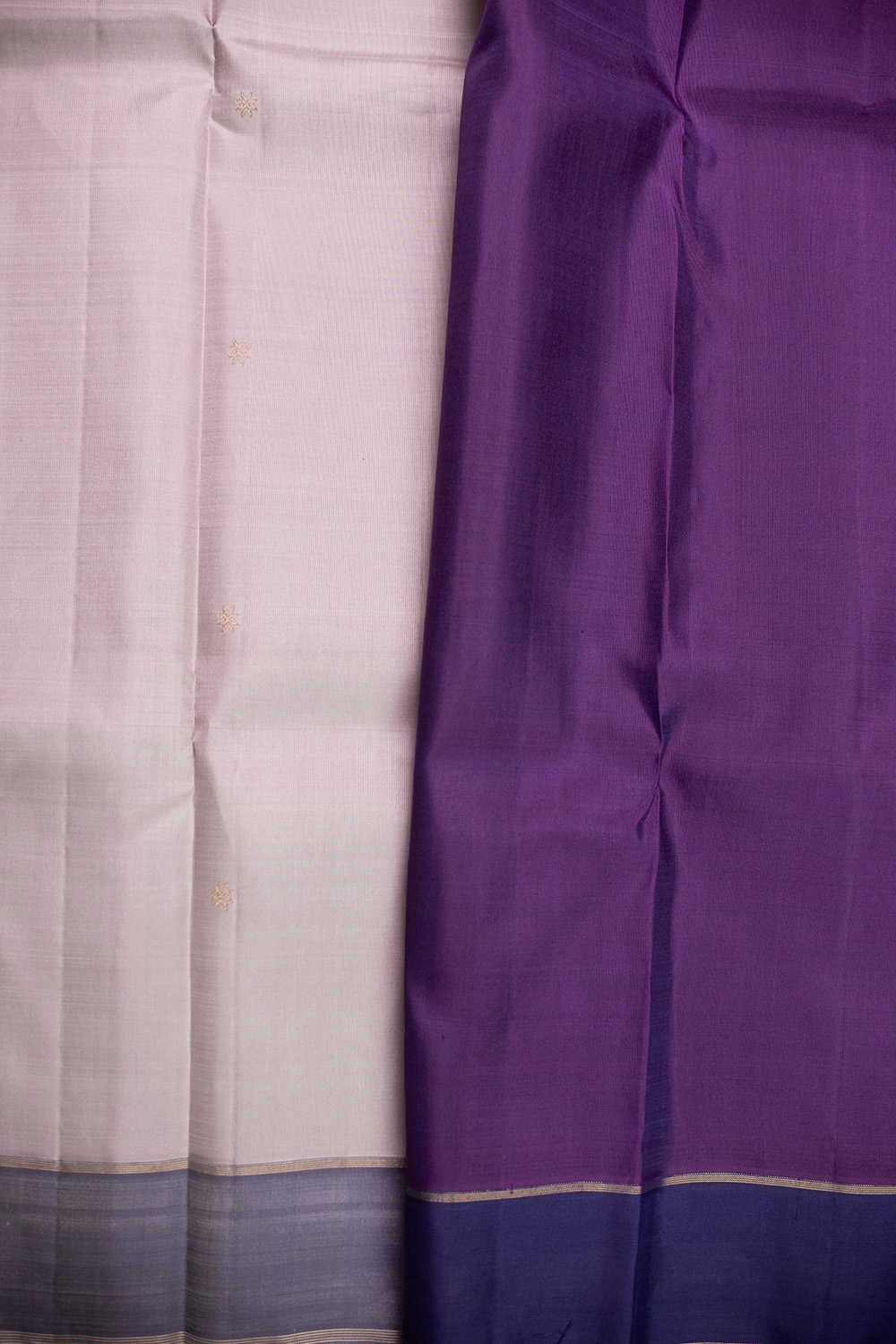 Zari Butti - Purple Pallu Kanchipuram Silk saree - Image 4
