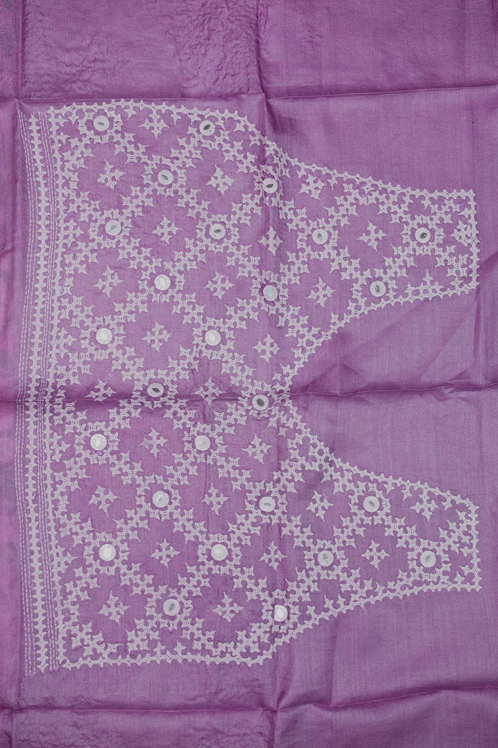 Taffy Pink Kantha Silk Blouse - Image 2