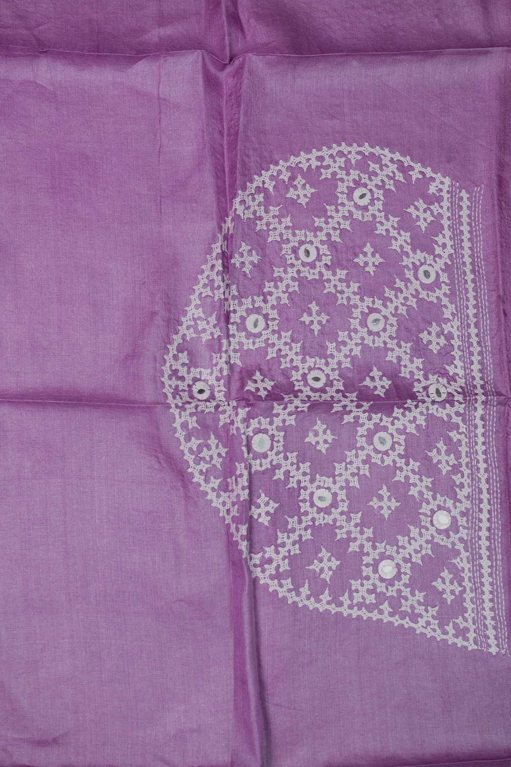 Taffy Pink Kantha Silk Blouse - Image 3
