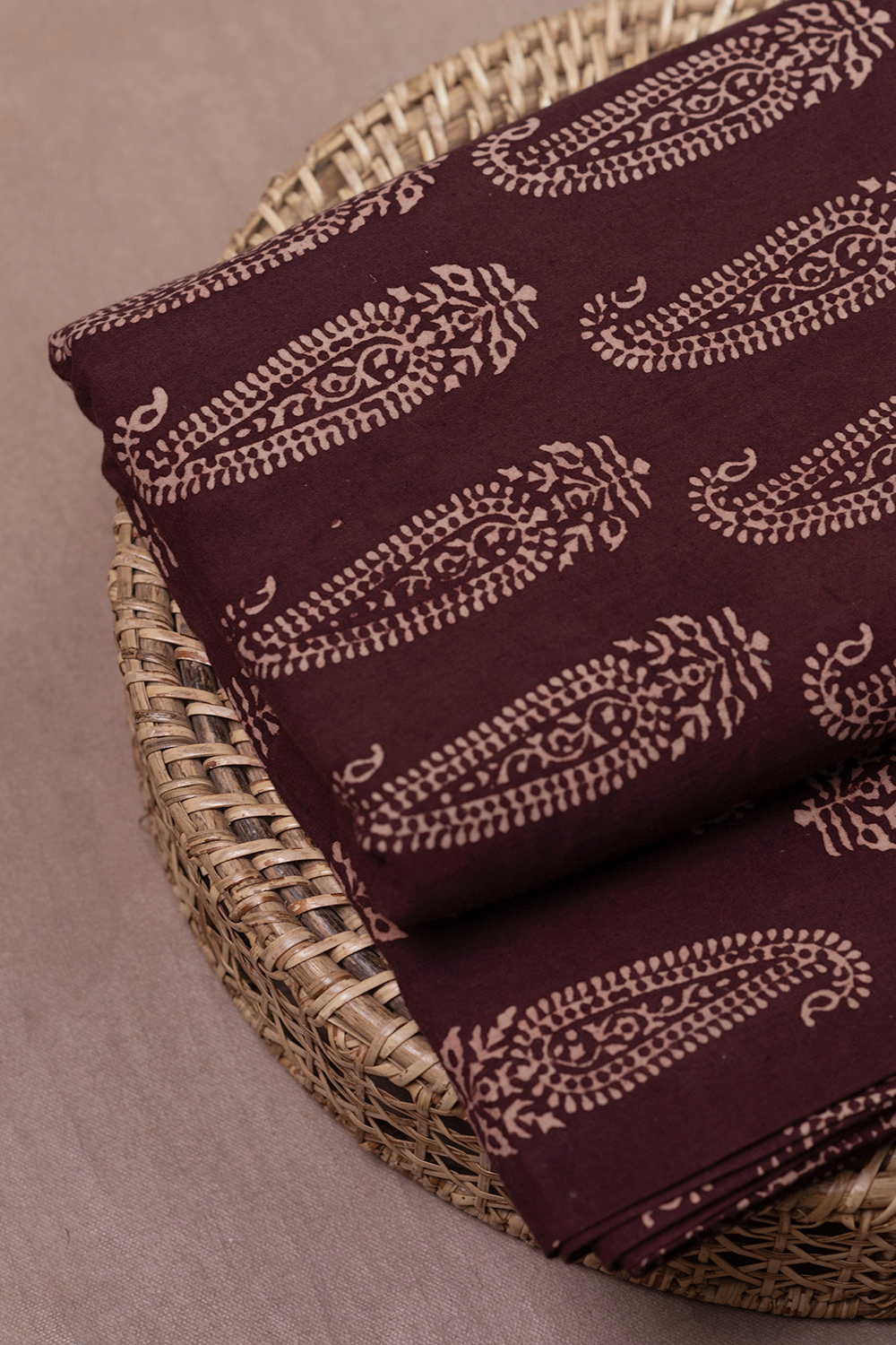 Big Butta - Brown Kutch Cotton Fabric - Image 2