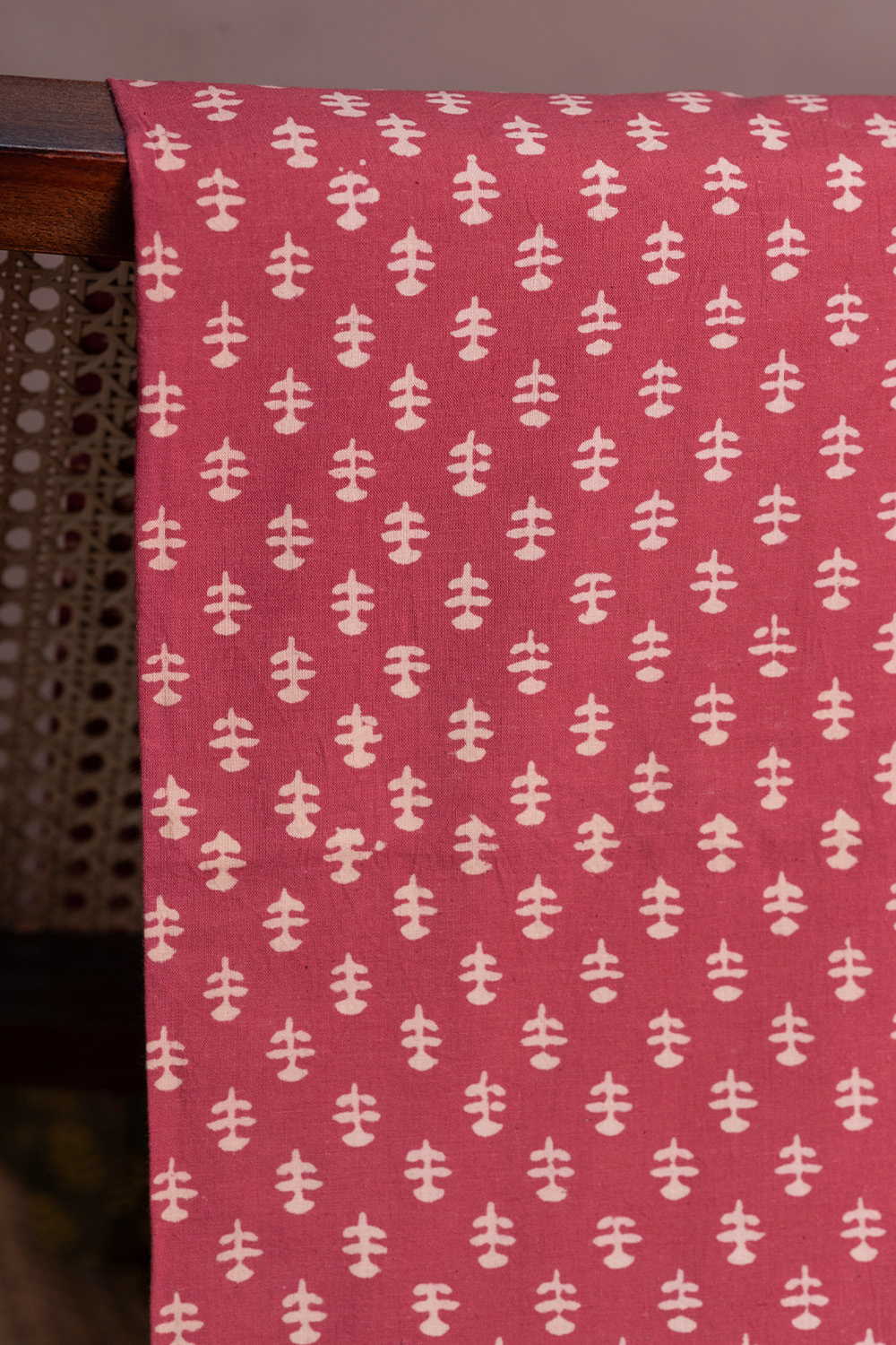 Parosal Peach Kutch Cotton Fabric - Image 2
