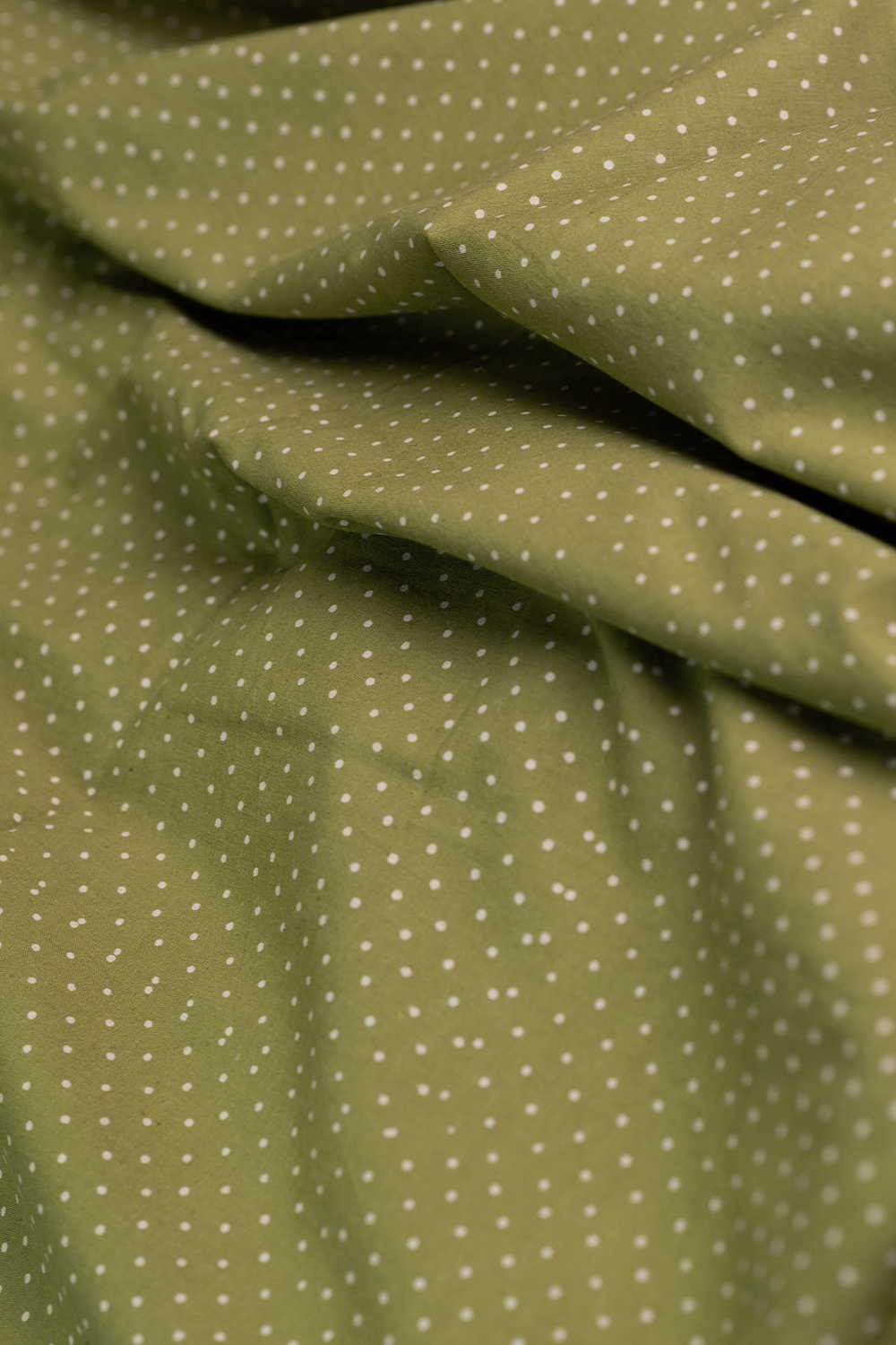 Tiny Dots - Green Kutch Cotton Fabric - Image 3