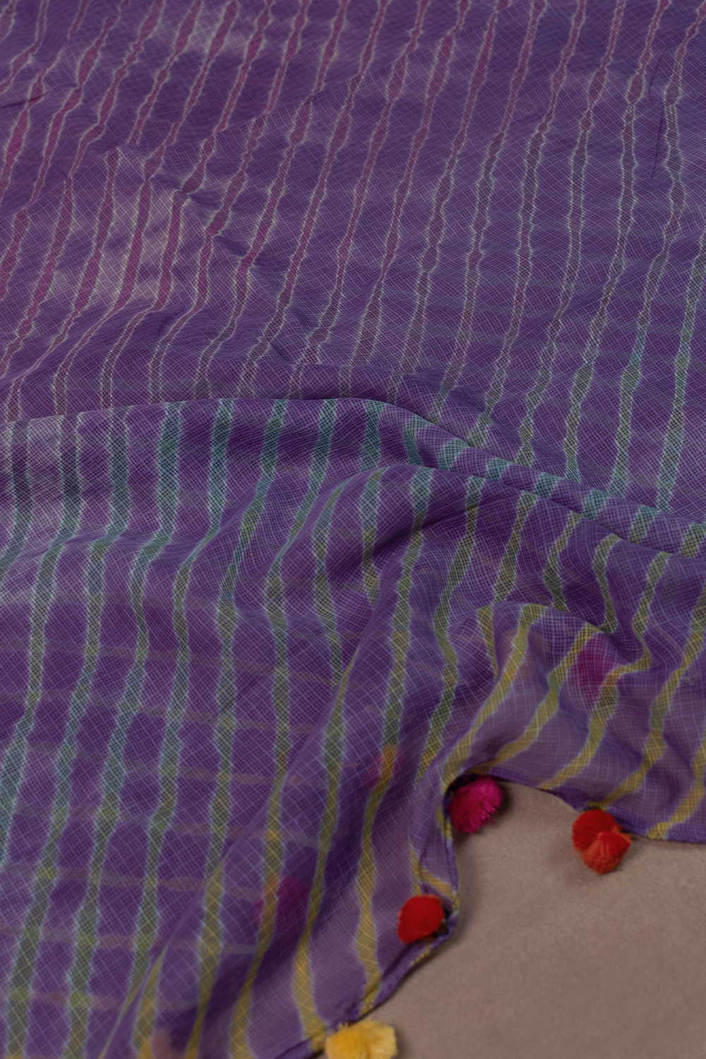 Violet - Leheriya Kota Cotton Dupatta
