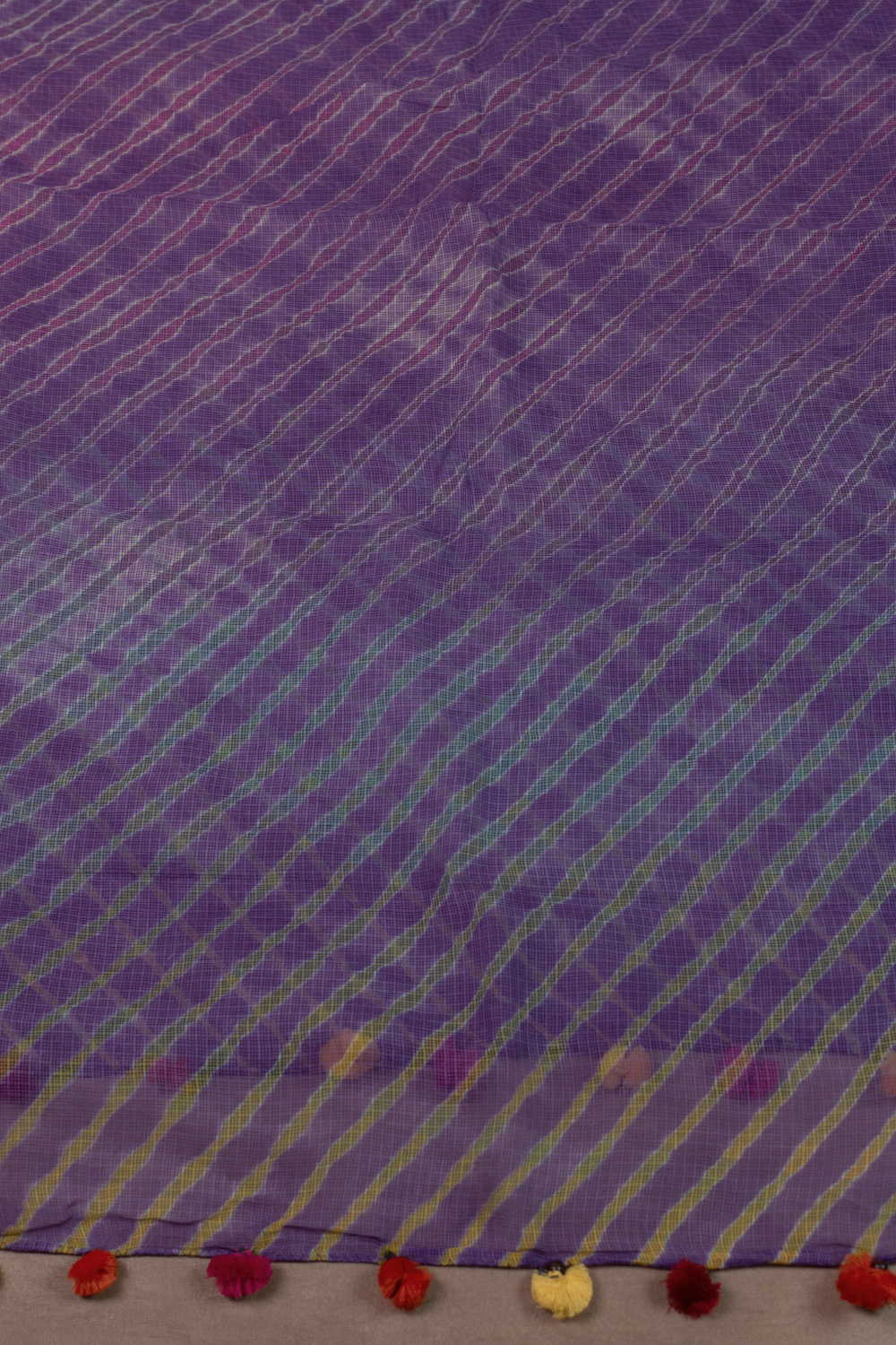Violet - Leheriya Kota Cotton Dupatta - Image 3