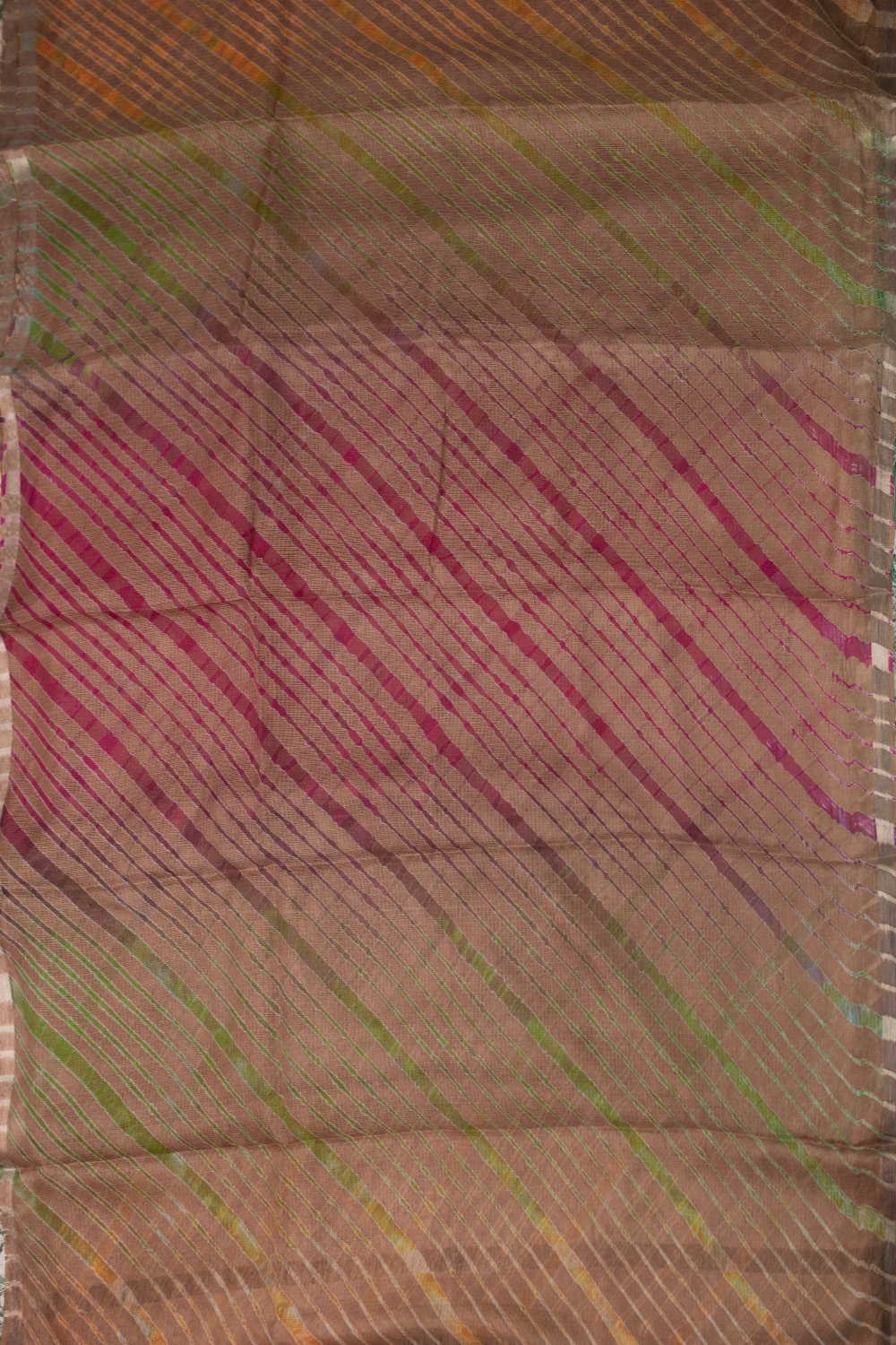 Colored Stripe Leheriya Kota Silk saree - Image 2