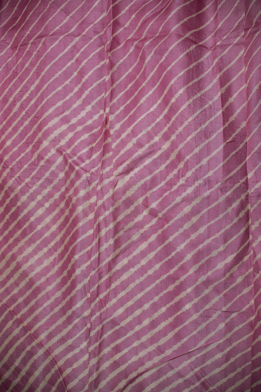 Pink Leheriya Tussar Fabric - Image 3