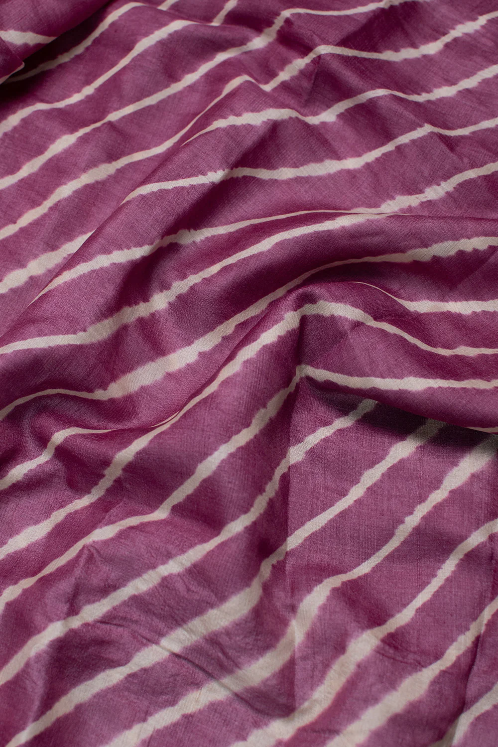 Shades of Pink Leheriya Tussar Fabric - Image 3