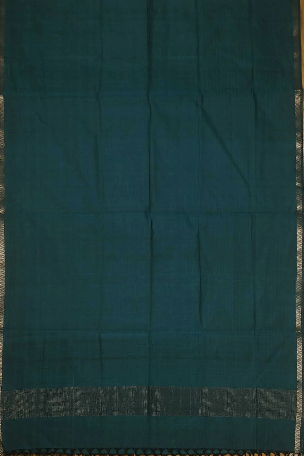 Blackish Green Maheshwari Mercerised Cotton Dupatta - Image 3