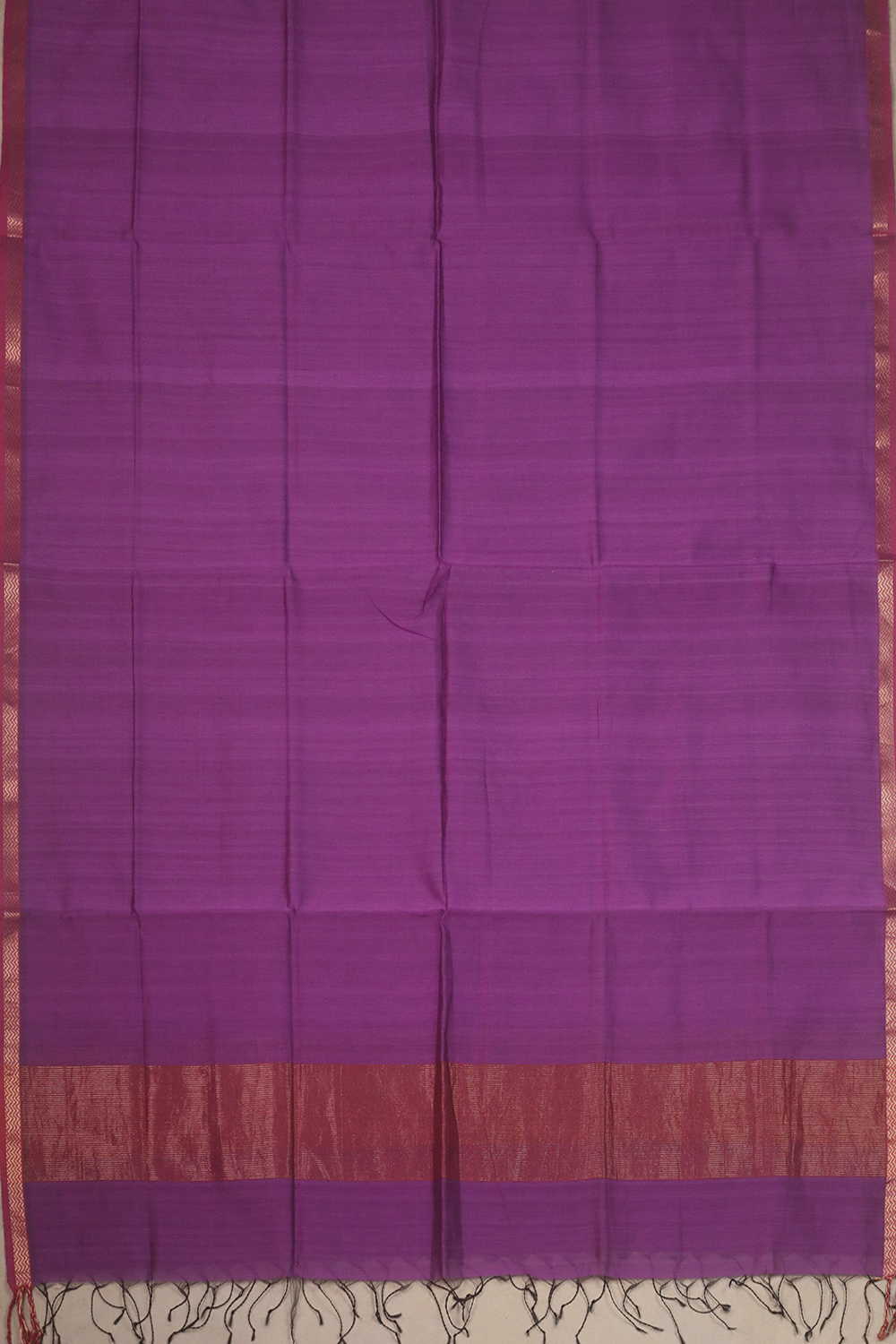 Magenta Pink Maheshwari Silk Cotton Dupatta - Image 3