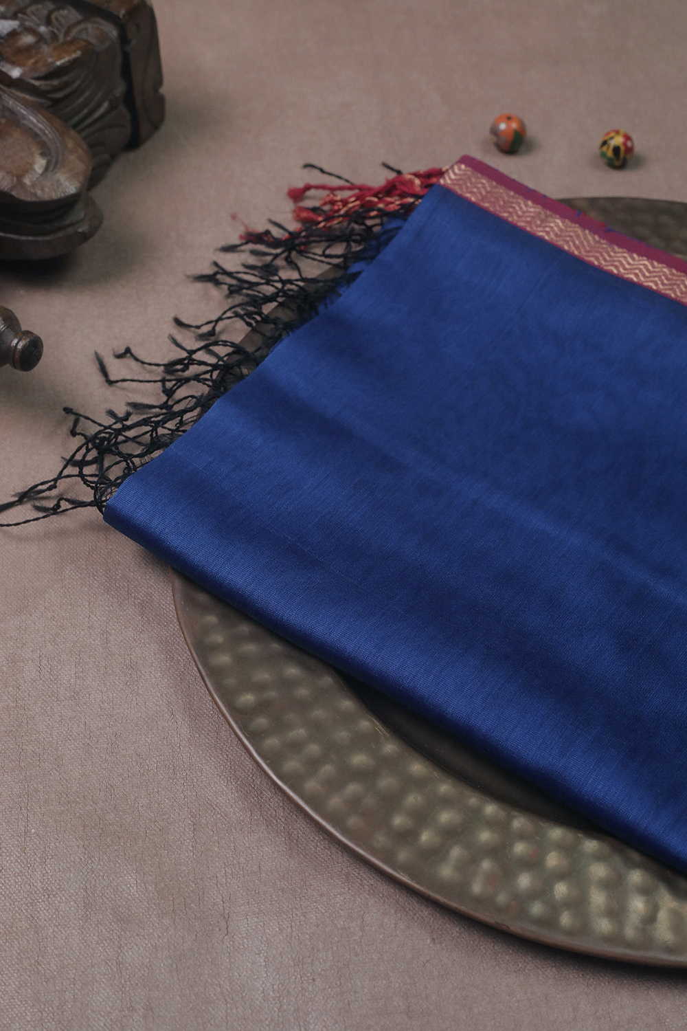Pleasant Blue Maheshwari Silk Cotton Dupatta