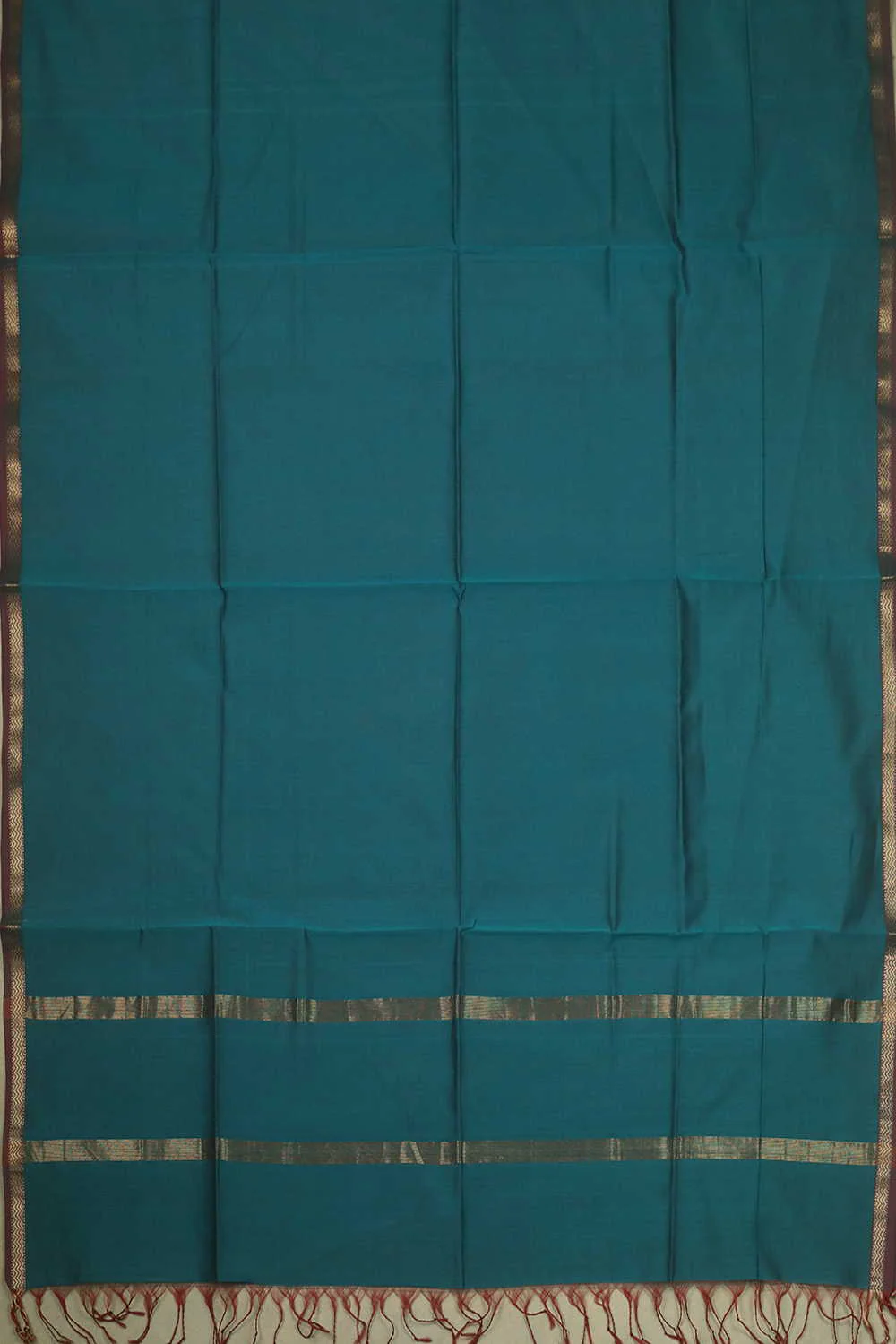 Shade of Blue Maheshwari Silk Cotton Dupatta - Image 3