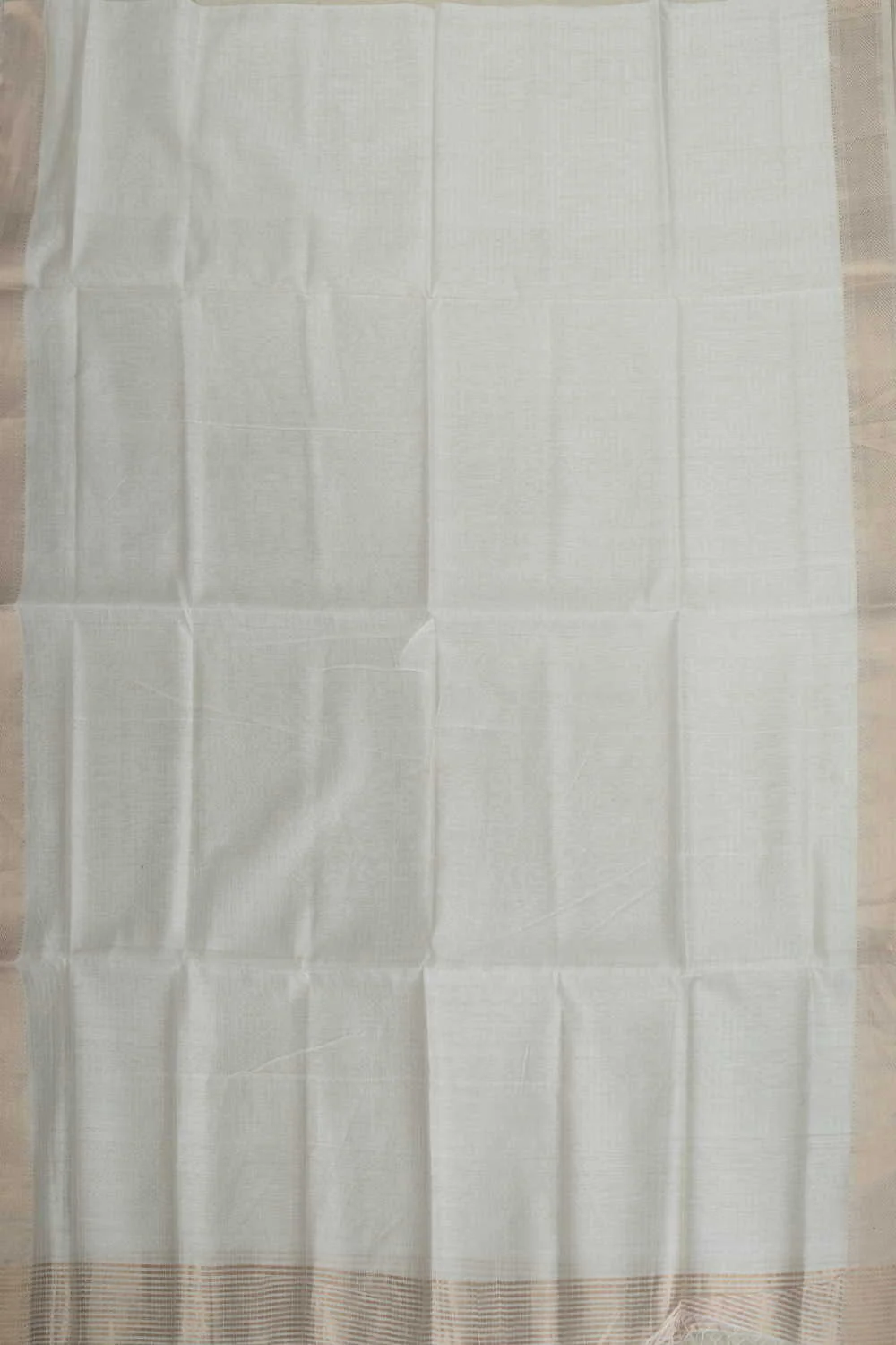 Daisy Cream Maheshwari Silk Cotton Dupatta - Image 3