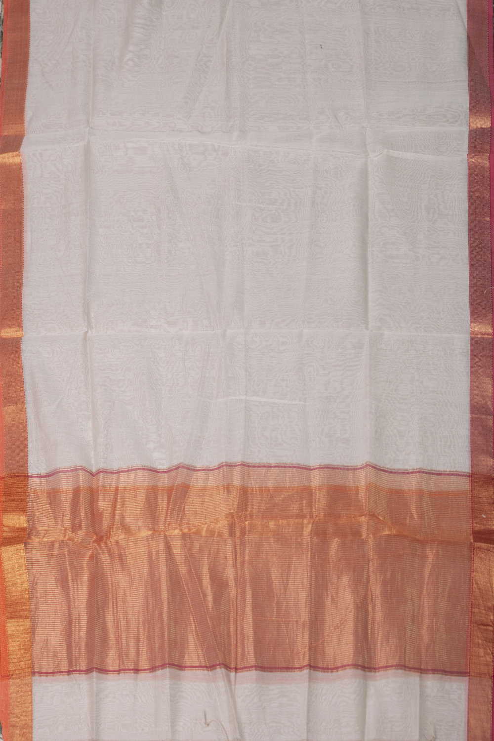 Cream - Maheshwari Silk Cotton Dupatta - Image 3