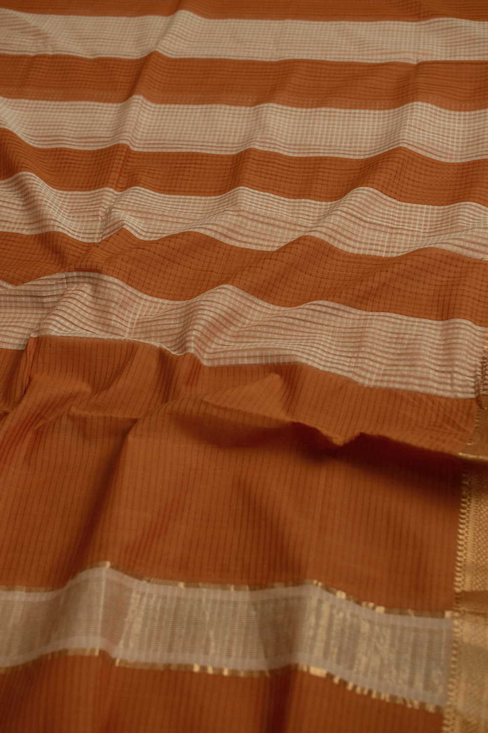 Double Colored Mangalagiri Cotton Dupatta - Image 3