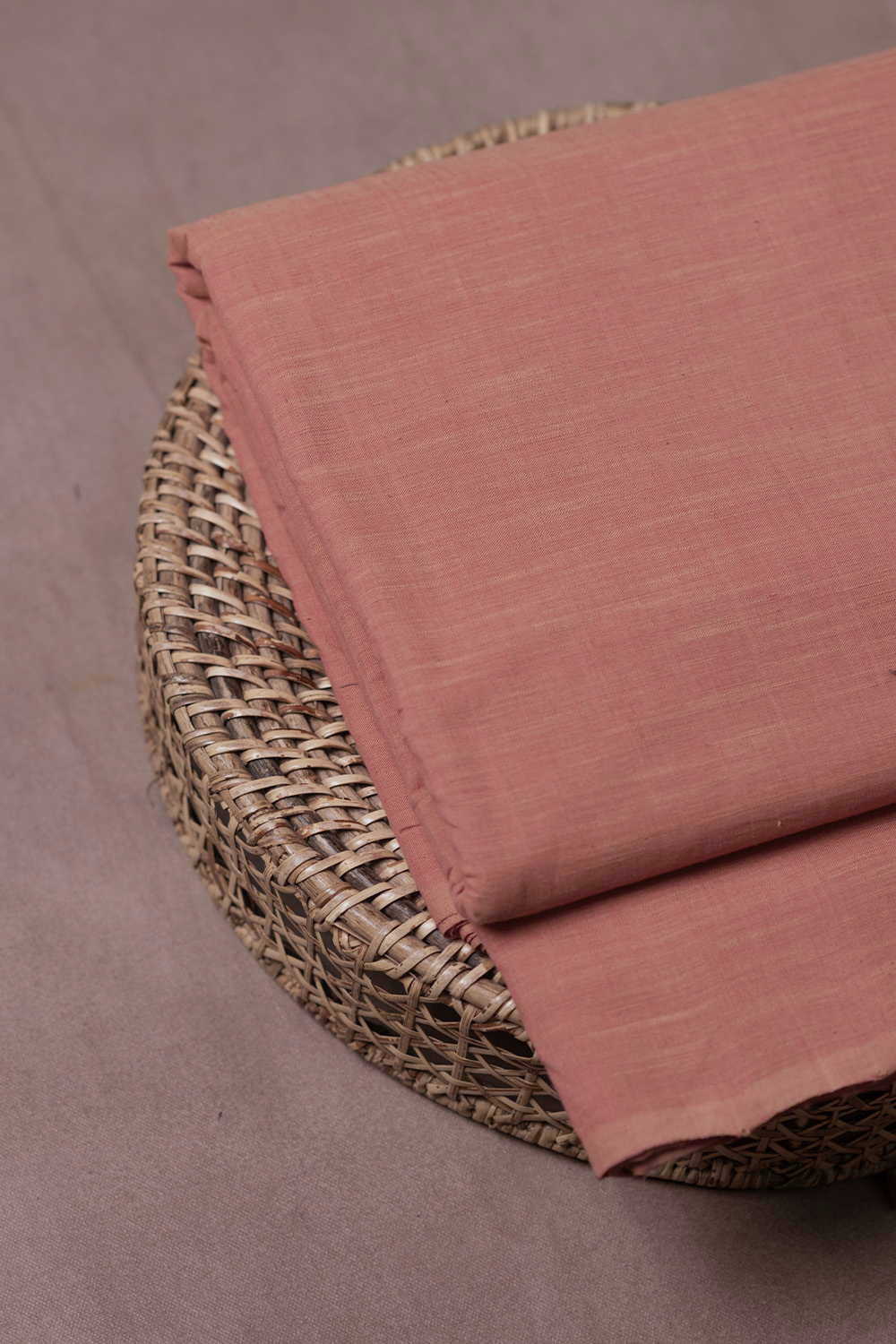 Softest Orange Handwoven Cotton Fabric