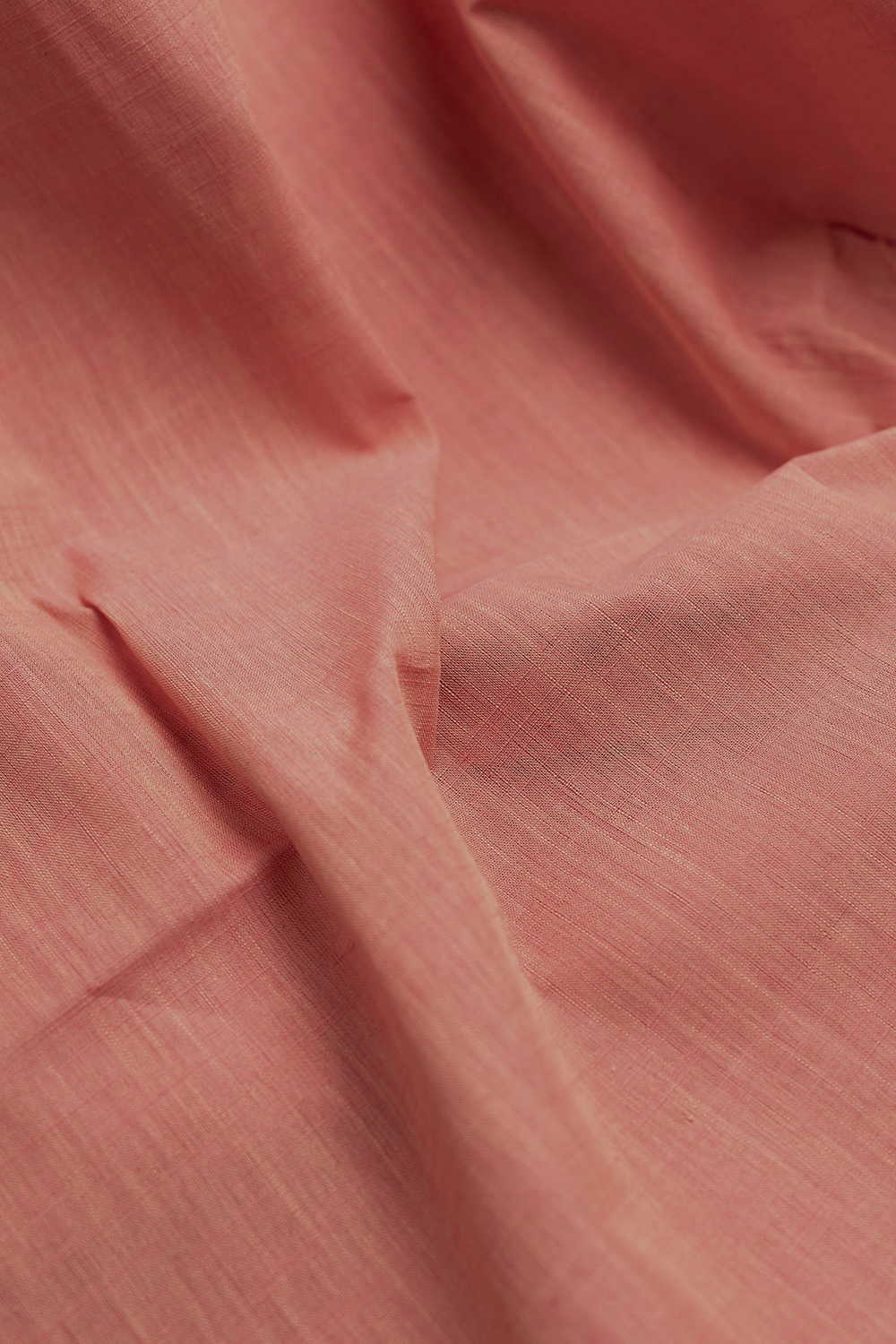 Softest Orange Handwoven Cotton Fabric - Image 3