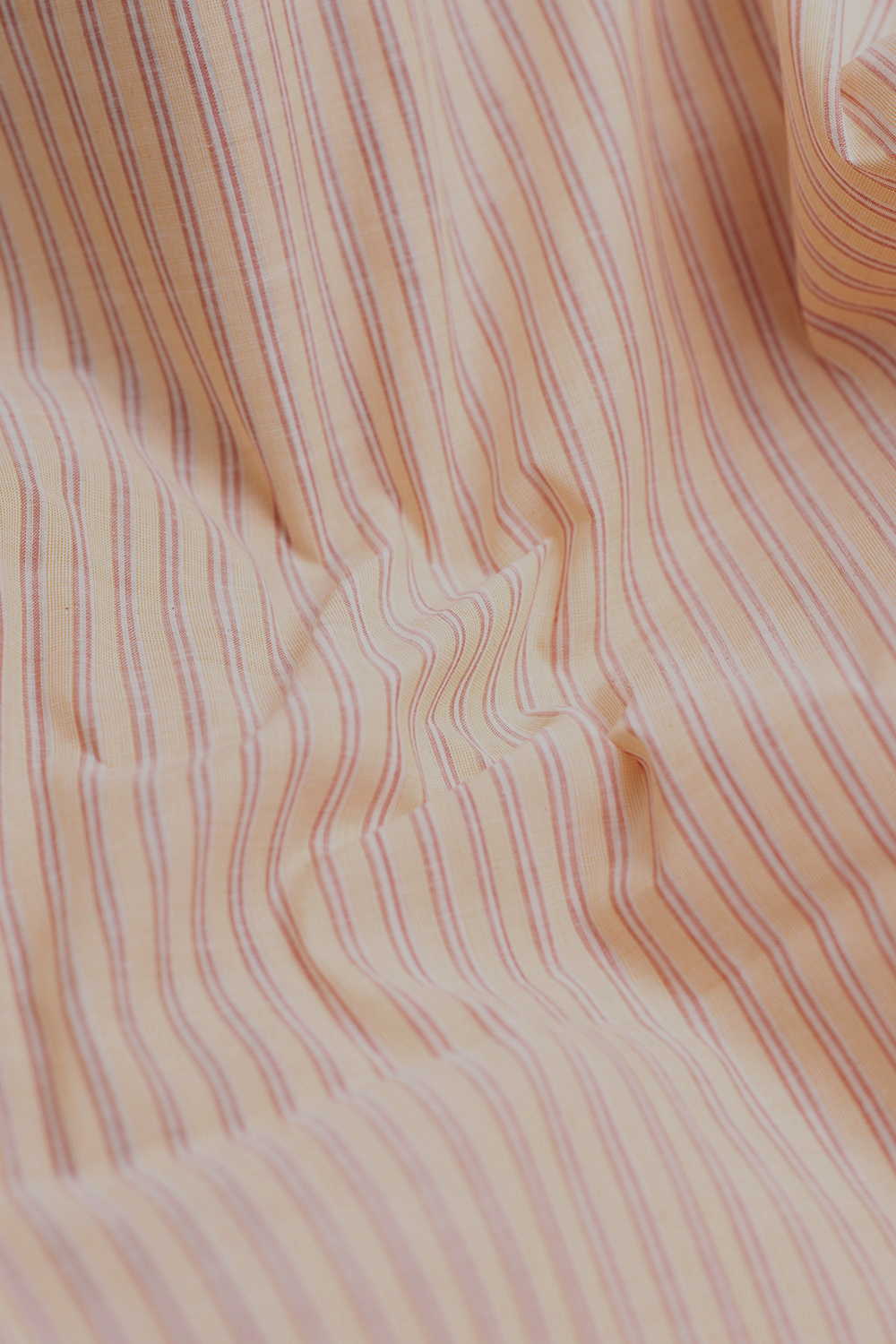 Stripe Pattern Handwoven Cotton Fabric - Image 2