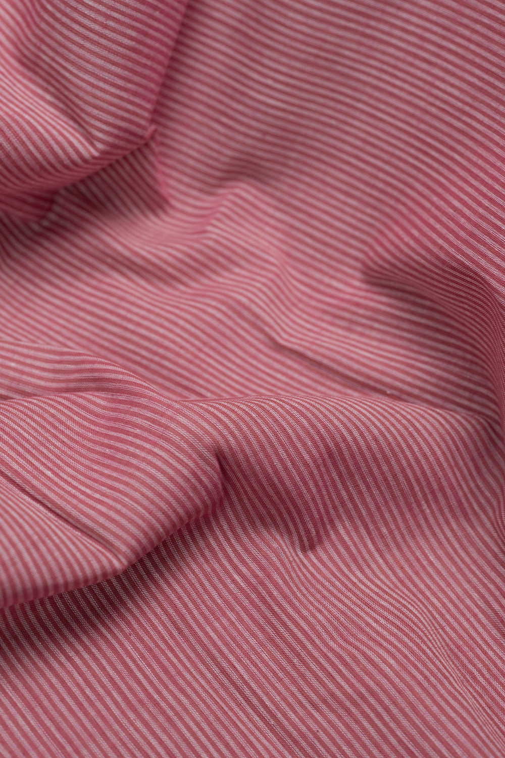 Stripe - Muted Pink Mangalagiri Cotton Fabric - Image 3