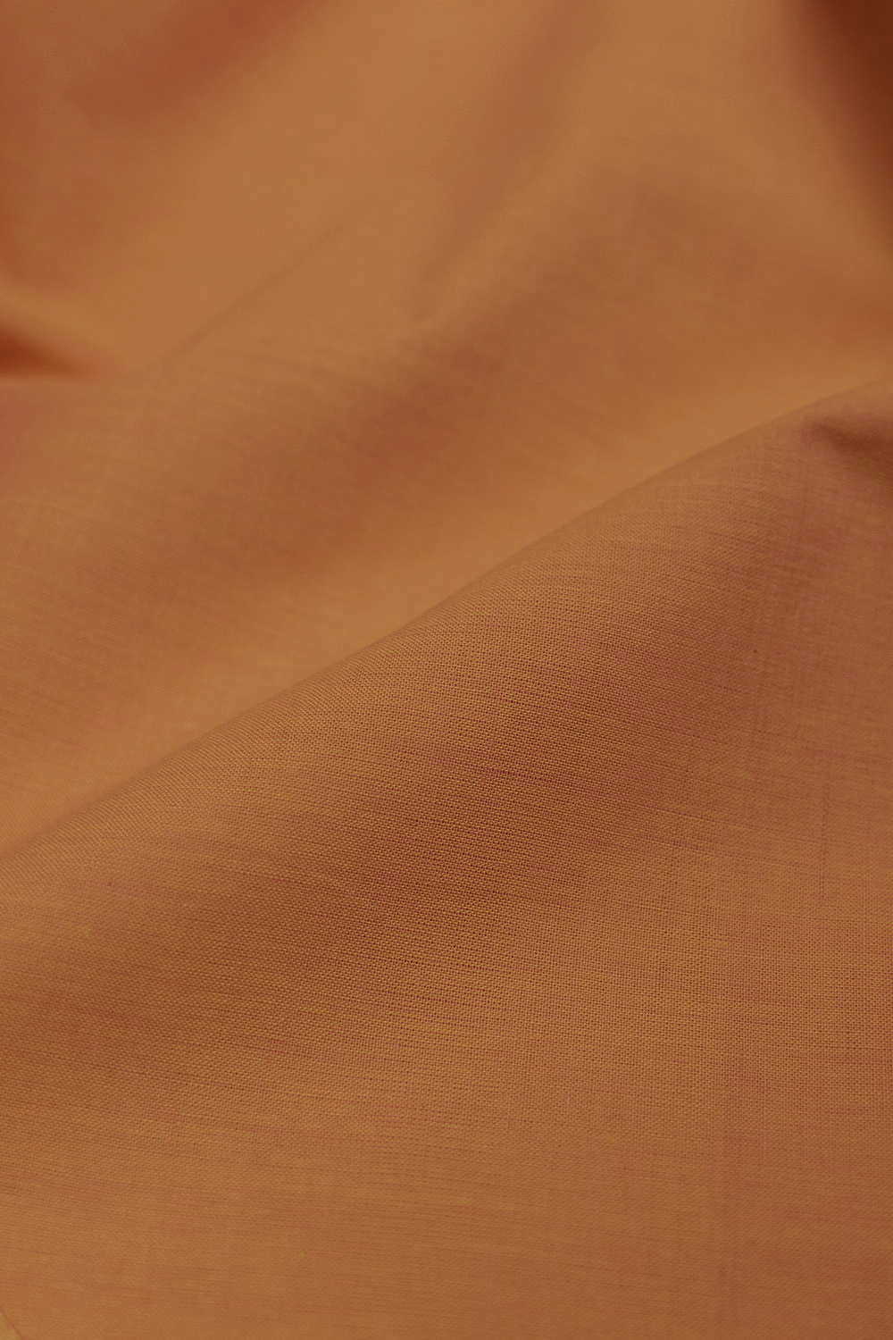 Yellowish Orange Mangalagiri Cotton Fabric - Image 3