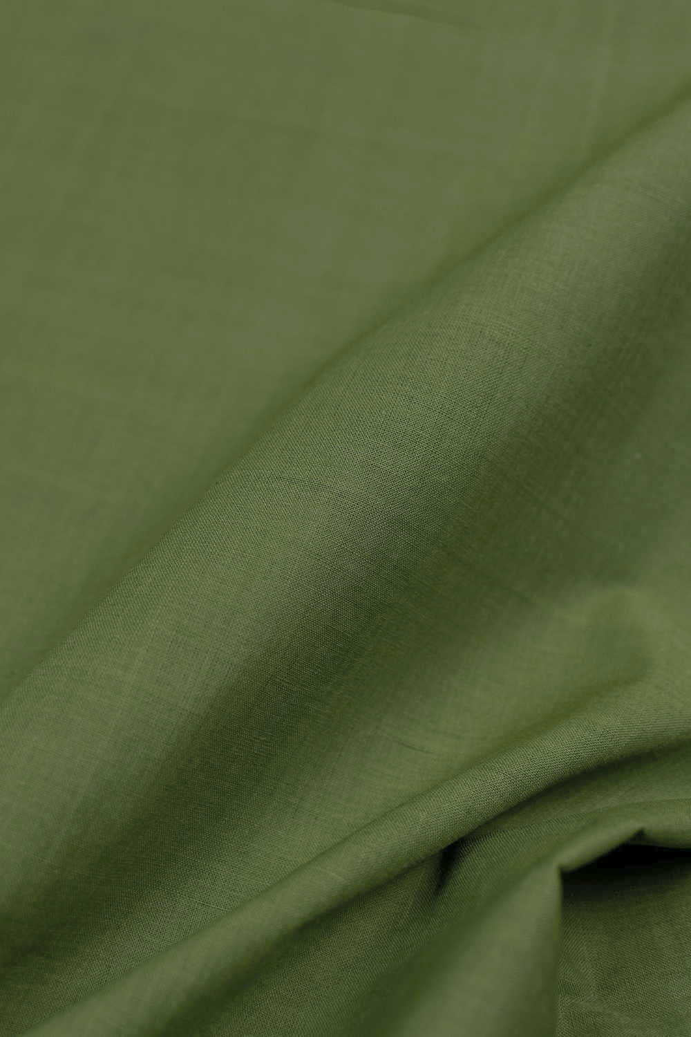 Light Leaf Green Mangalagiri Cotton Fabric - Image 3